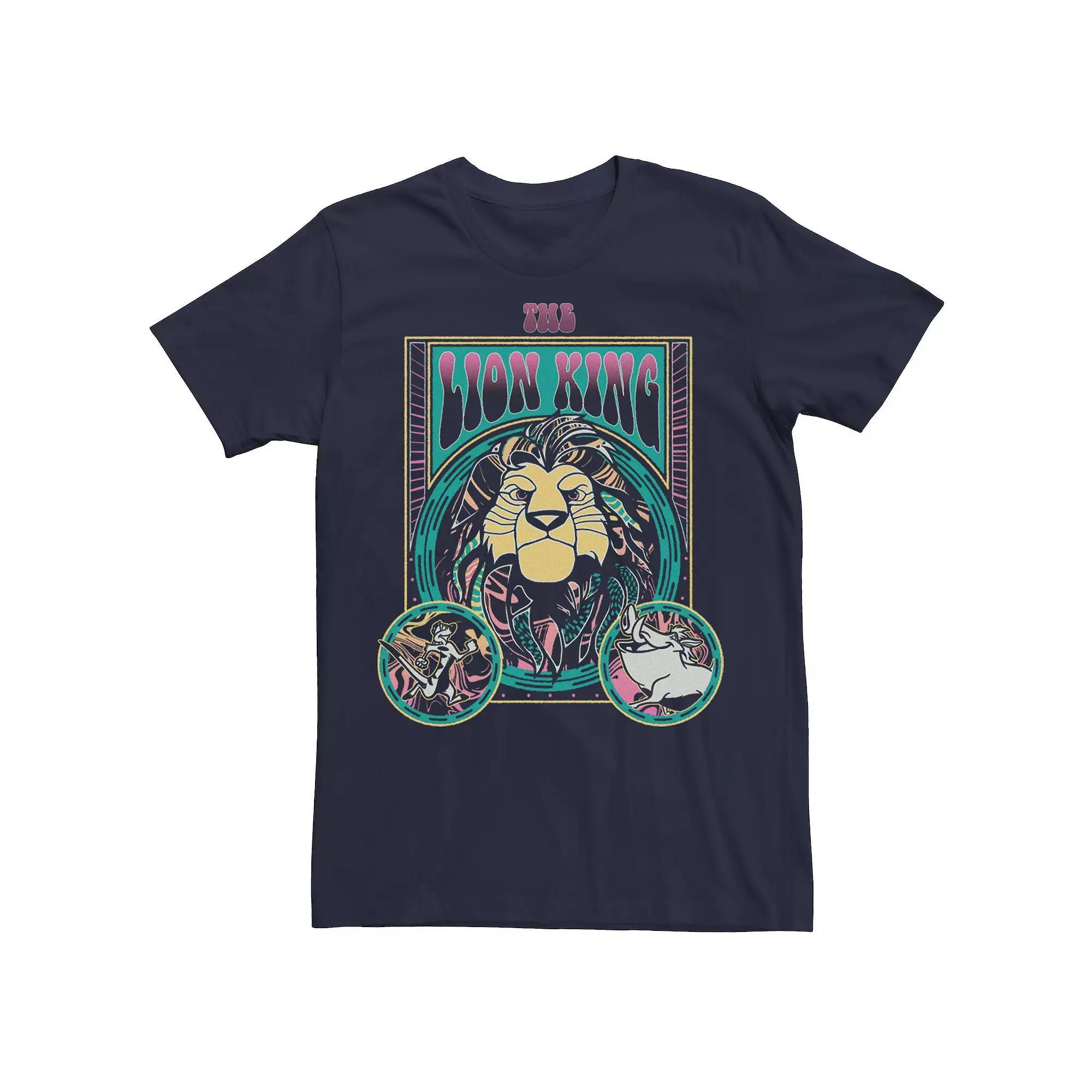 Disney's The Lion King Simba & Friends Tribal Card Men's Tee,  Product Image