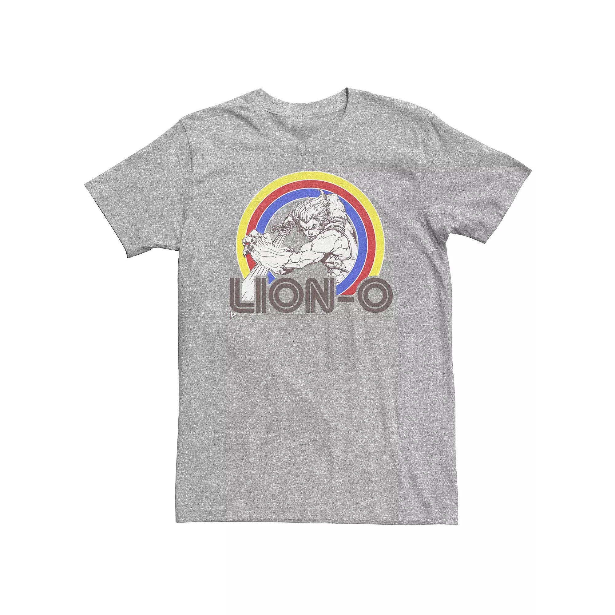 Big & Tall ThunderCats Lion-O Retro Rainbow Tee, Men's,  Product Image