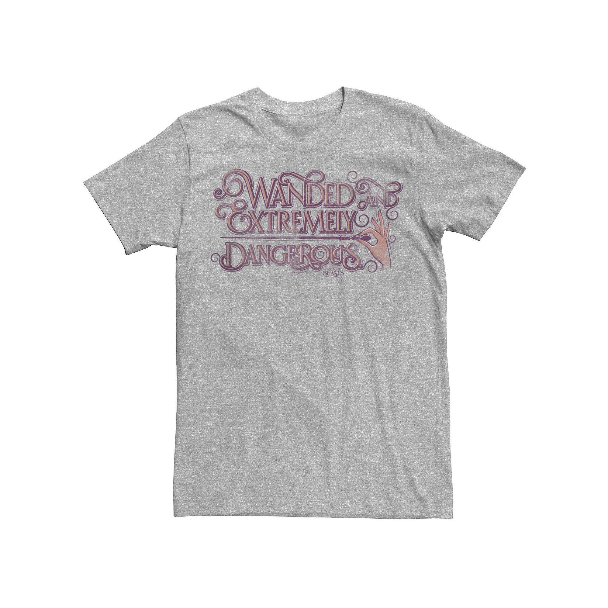 Men's Fantastic Beast Grindelwald Wanded and Extremely Dangerous Tee,  Product Image
