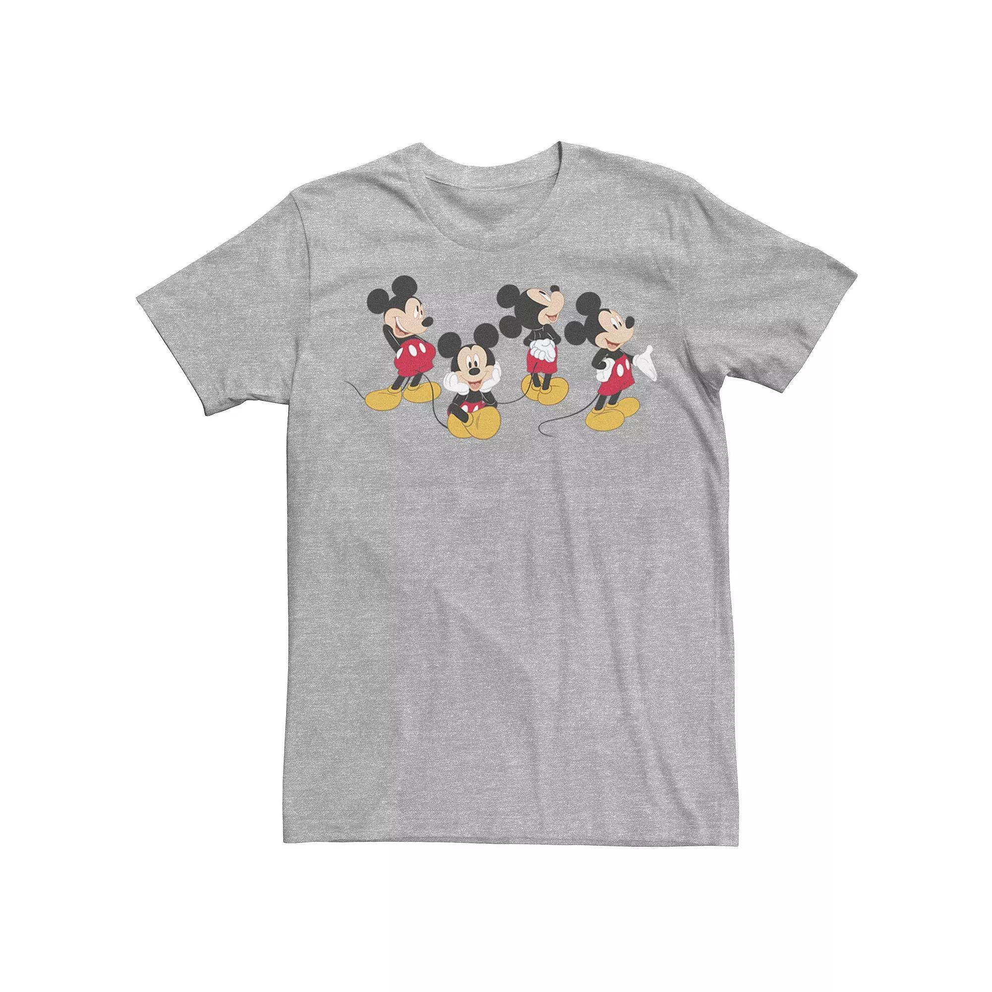 Disney's Mickey Mouse Poses Portrait Men's Tee,  Product Image
