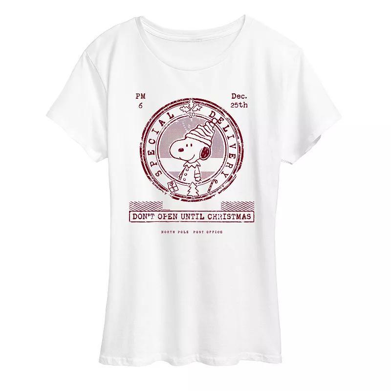 Women's Peanuts Don't Open Until Christmas Graphic Tee,  Product Image