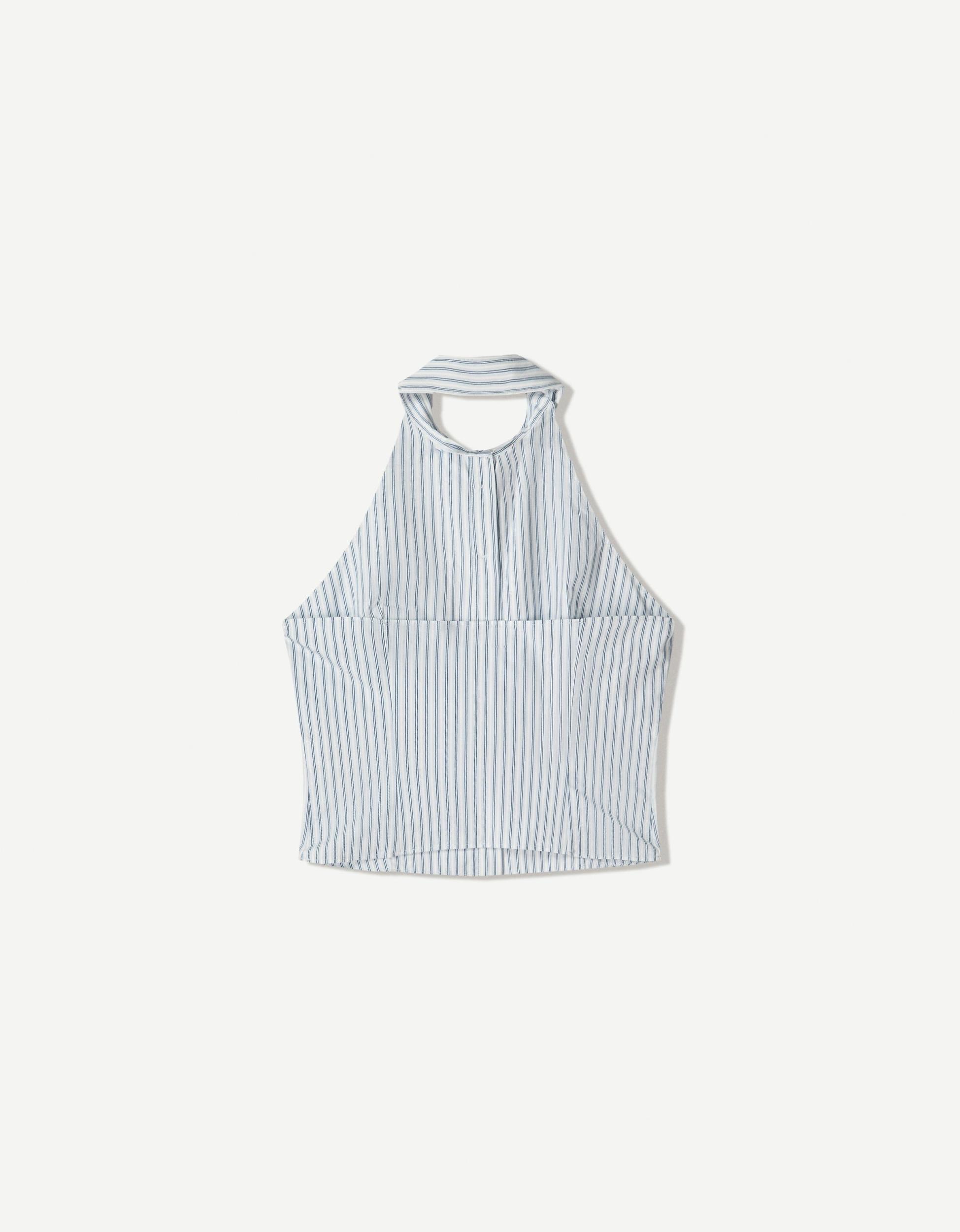 Fitted sleeveless shirt Product Image