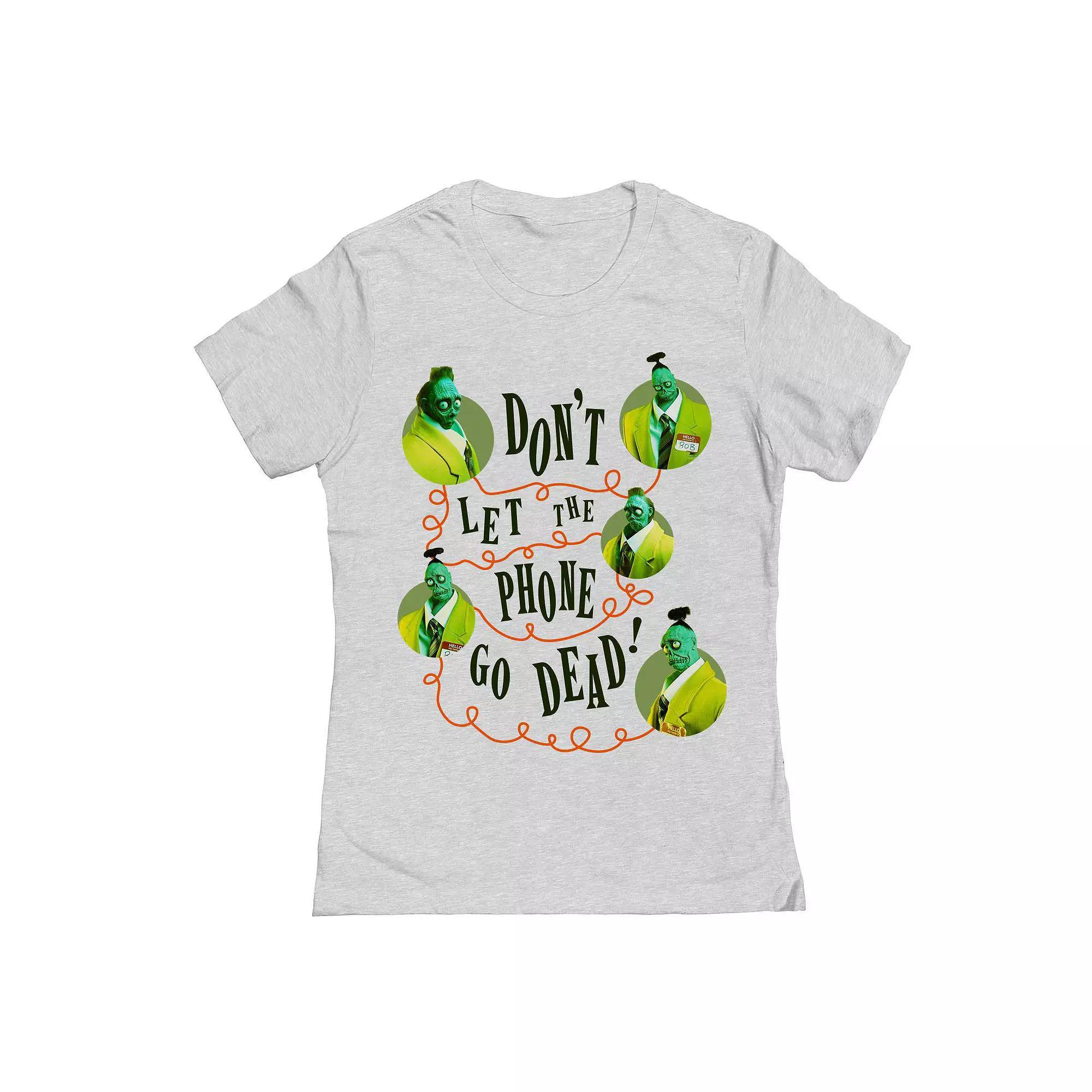 Junior's Don't Let The Phone Go Dead Beetlejuice Graphic Tee, Women's,  Product Image