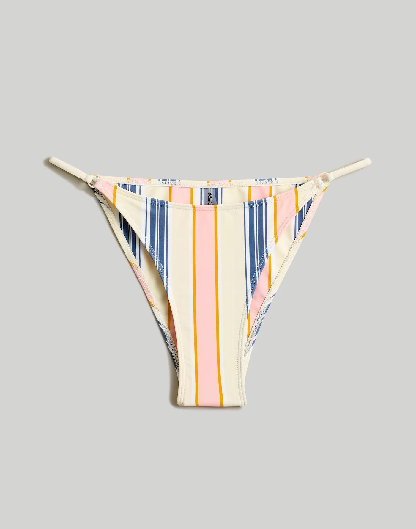 Madewell x OOKIOH Goa Bikini Bottom in Cabana Stripe Product Image