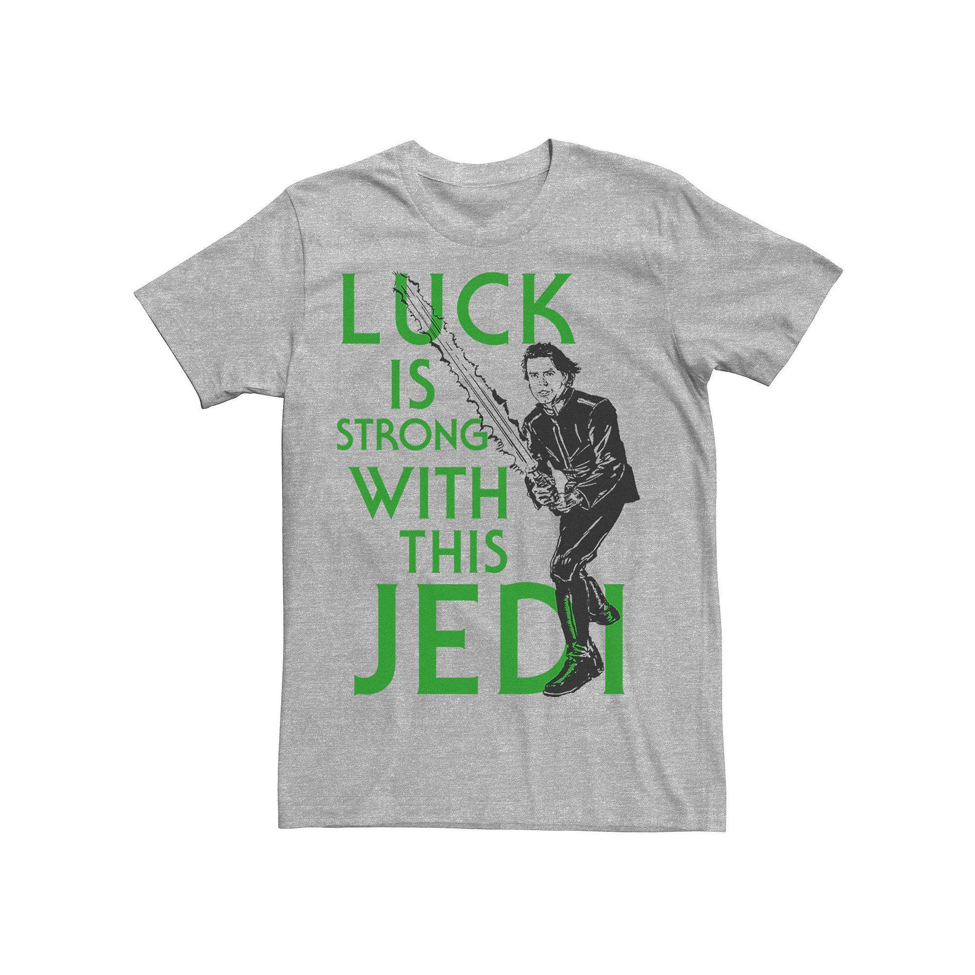 Men's Star Wars Luke Luck Is Strong Patty's Day Tee,  Product Image