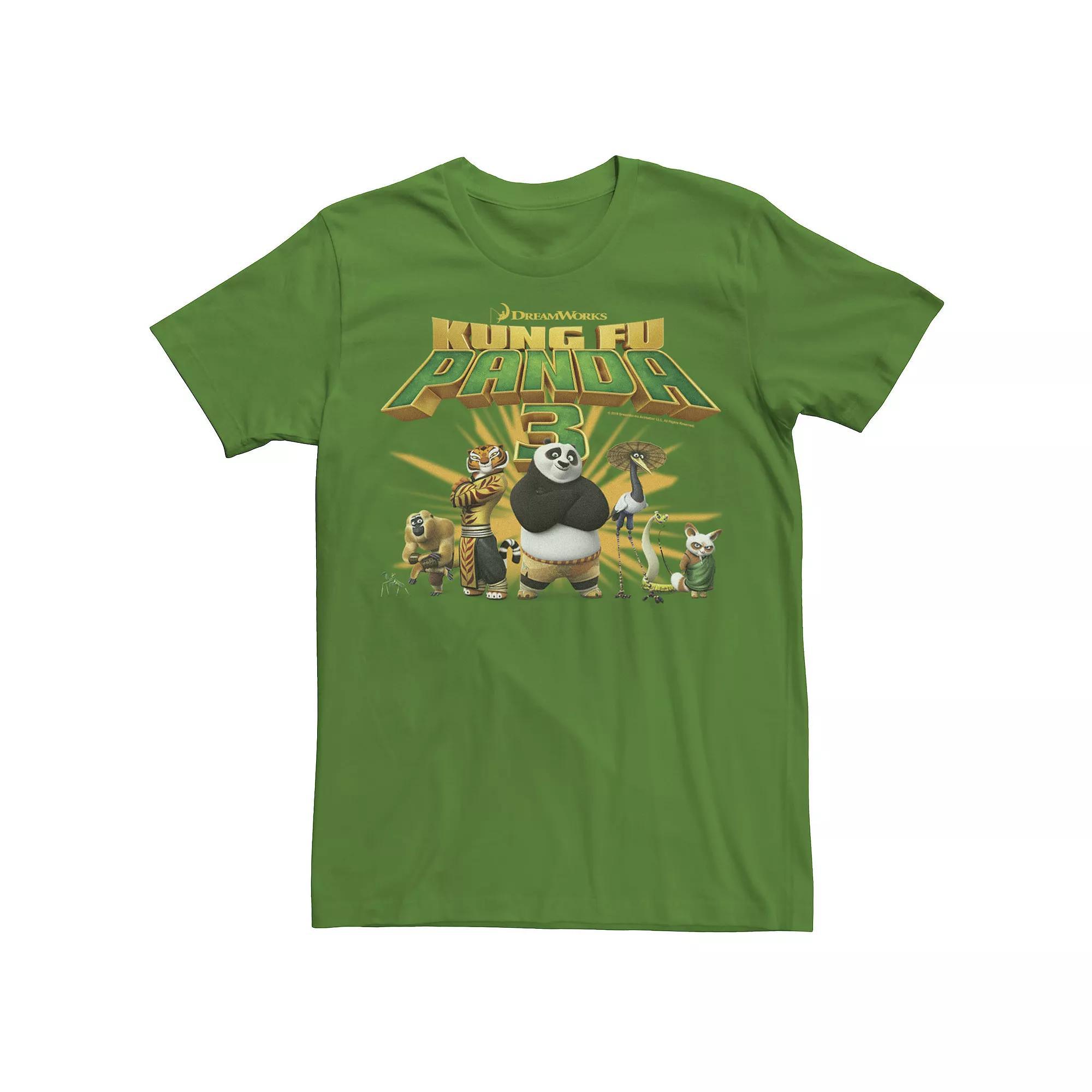 Men's Kung Fu Panda 3 Movie Logo Tee, Size: XXL, Kelly Product Image