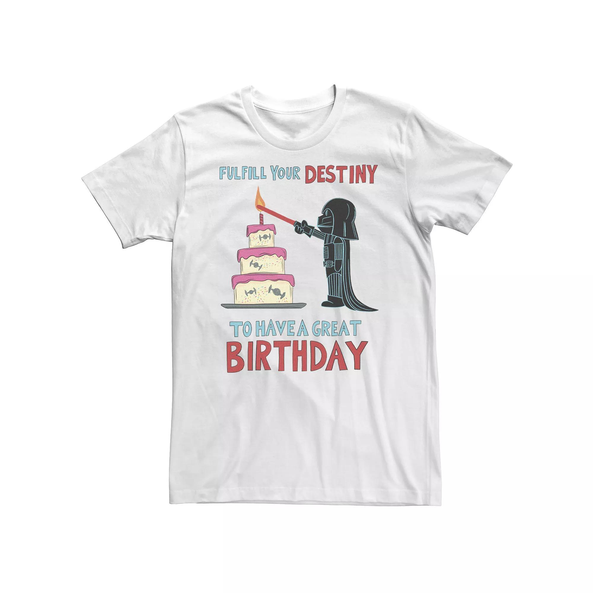 Big & Tall Star Wars Darth Vader Birthday Fulfillment Tee, Men's,  Product Image