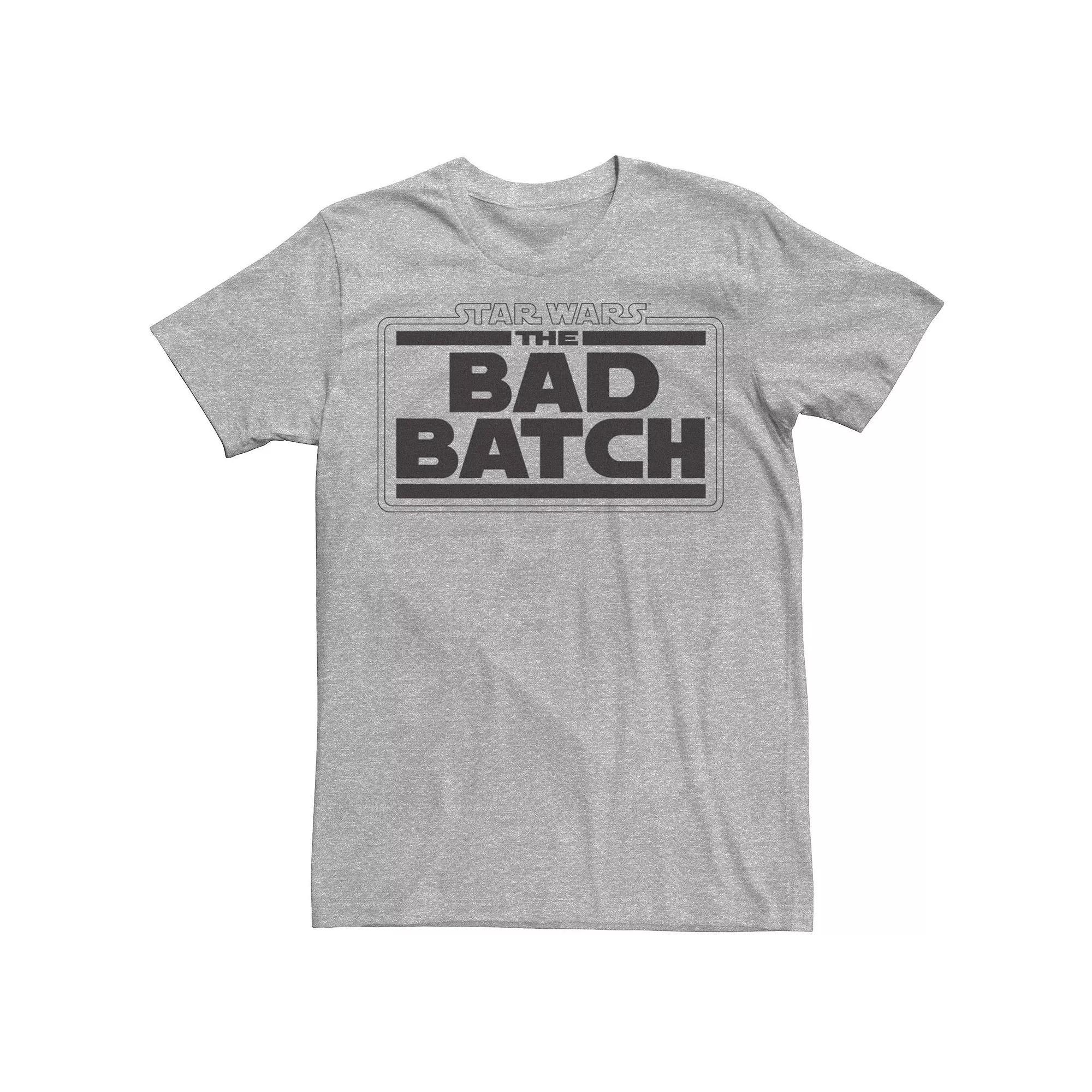 Men's Star Wars The Bad Batch Retro Text Logo Tee,  Product Image