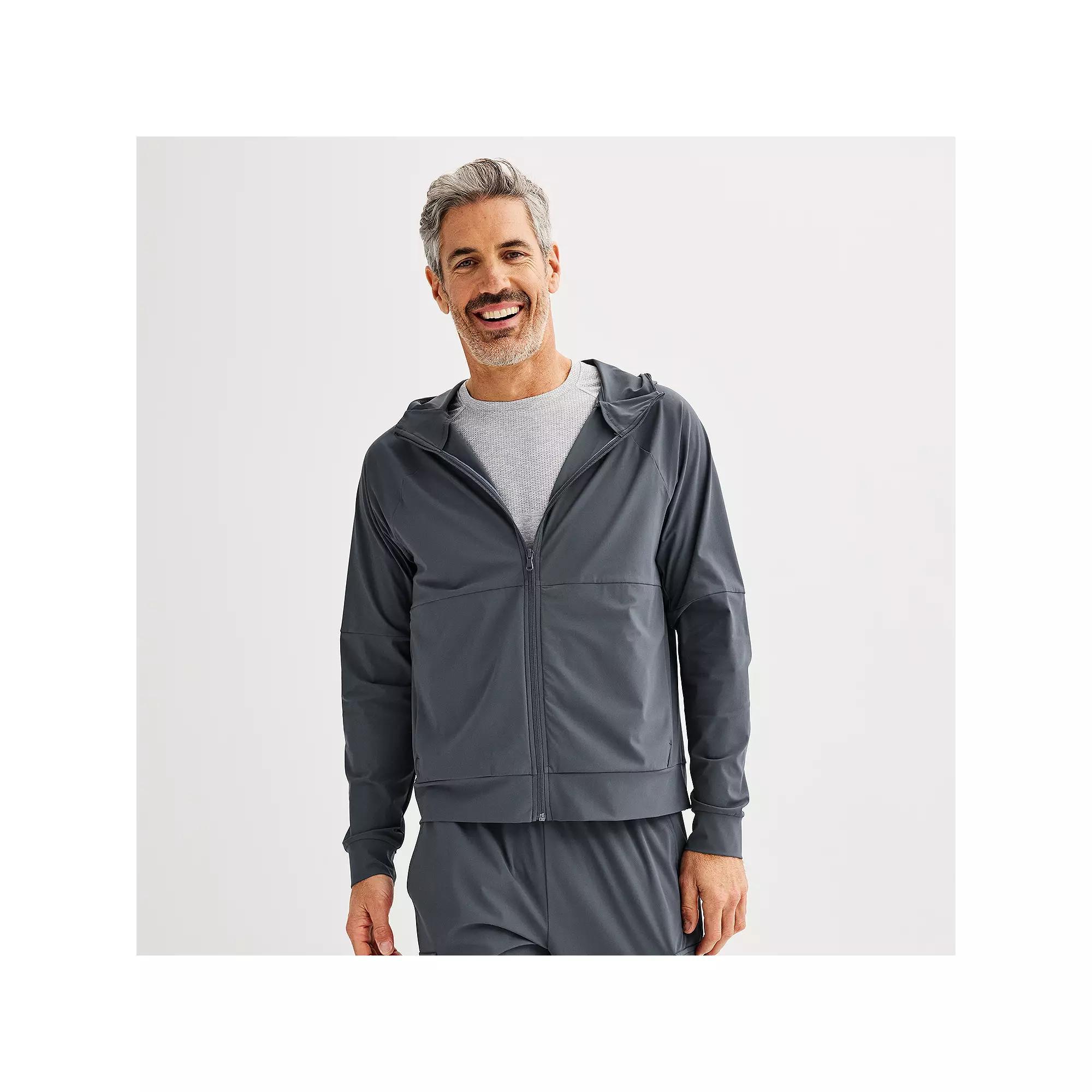 Men's Tek Gear® Performance Zip-Up Hooded Jacket,  Product Image
