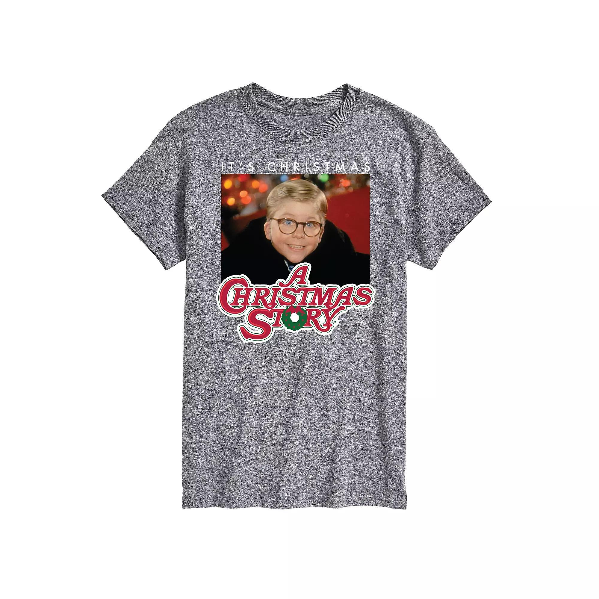 Men's A Christmas Story It's Christmas Ralph Graphic Tee, Size: Medium, Gray Product Image