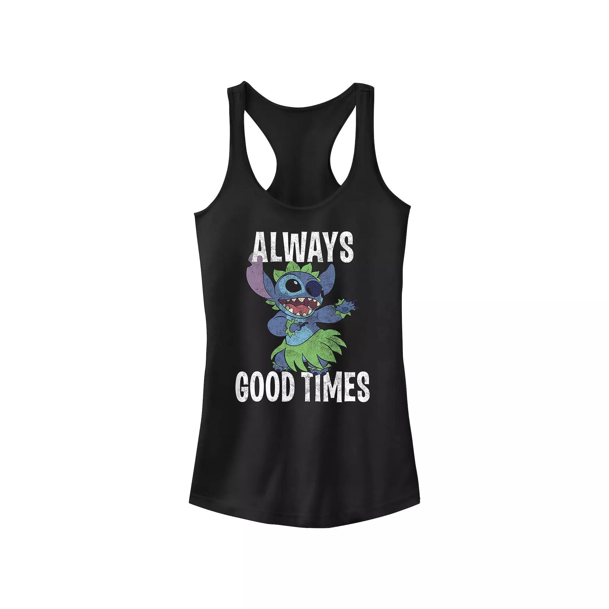 Disney's Lilo & Stitch Always Good Times Hula Dance Juniors' Racerback Tank Top, Girl's,  Product Image