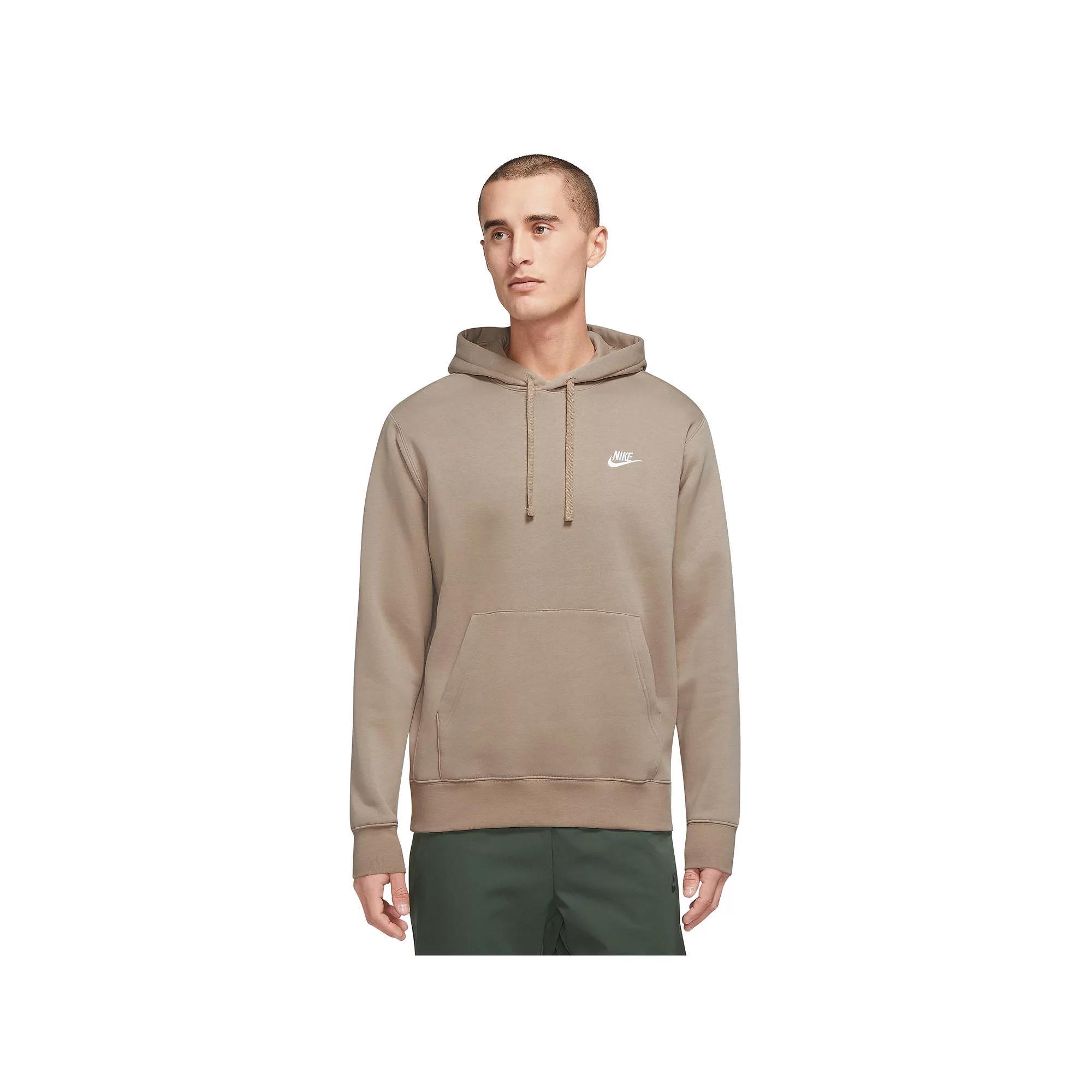 Men's Nike Sportswear Club Fleece Pullover Hoodie, Size: Medium, Green Product Image