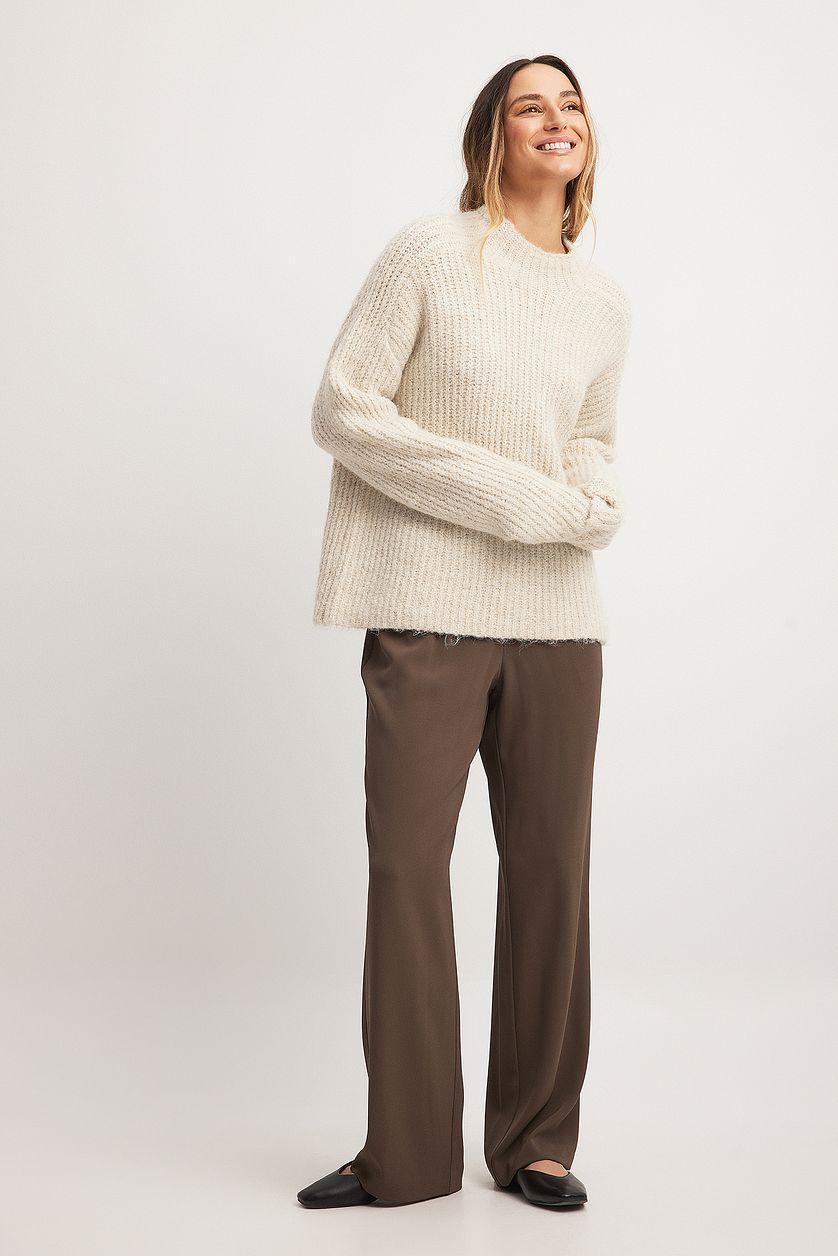 Relaxed Mid Waist Trousers Product Image