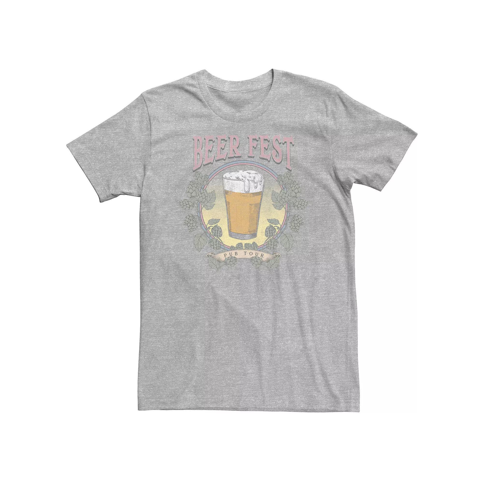 Big & Tall Beer Fest Pub Tour Graphic Tee, Men's,  Product Image