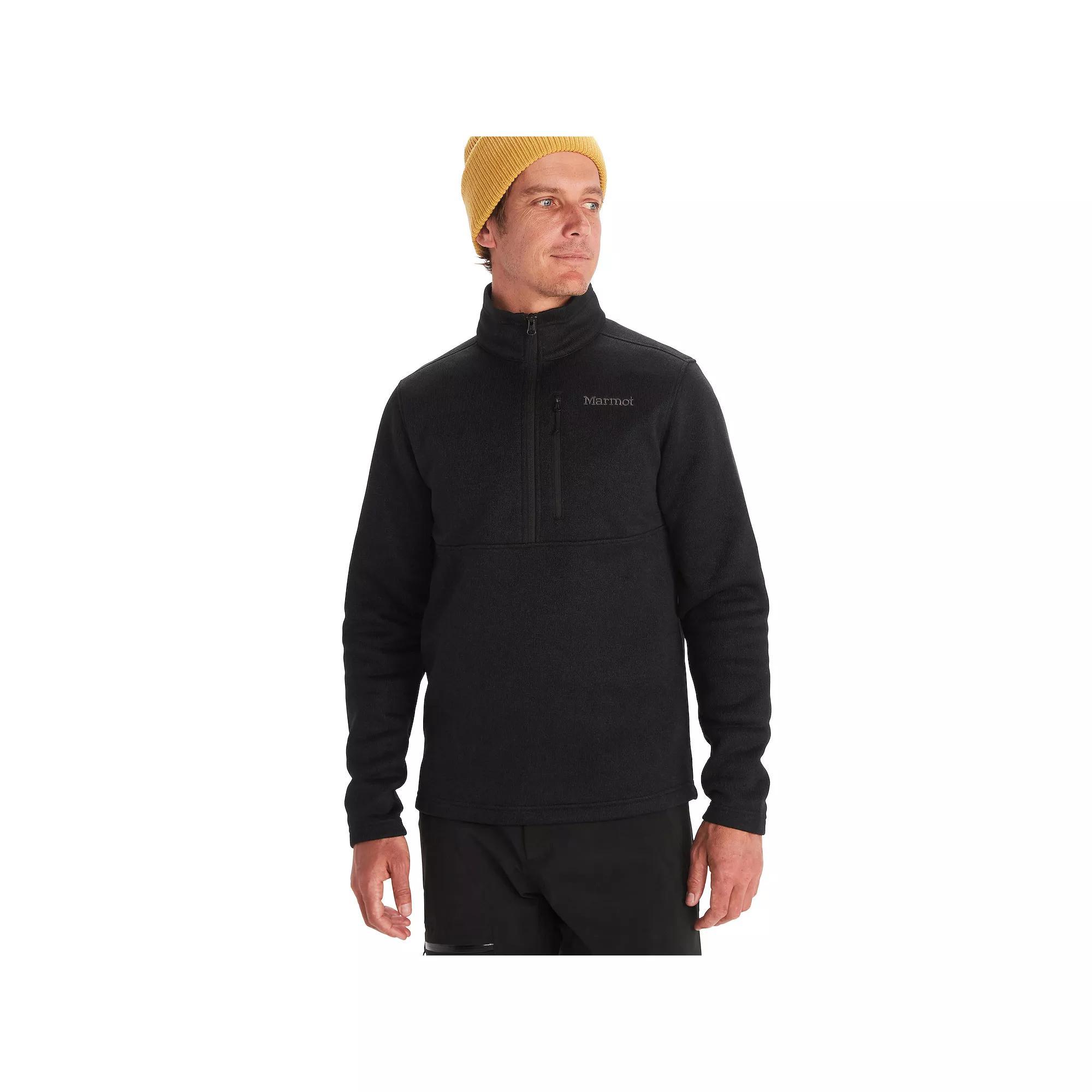 Men's Marmot Drop Line 1/2 Zip, Size: XL, Black Product Image
