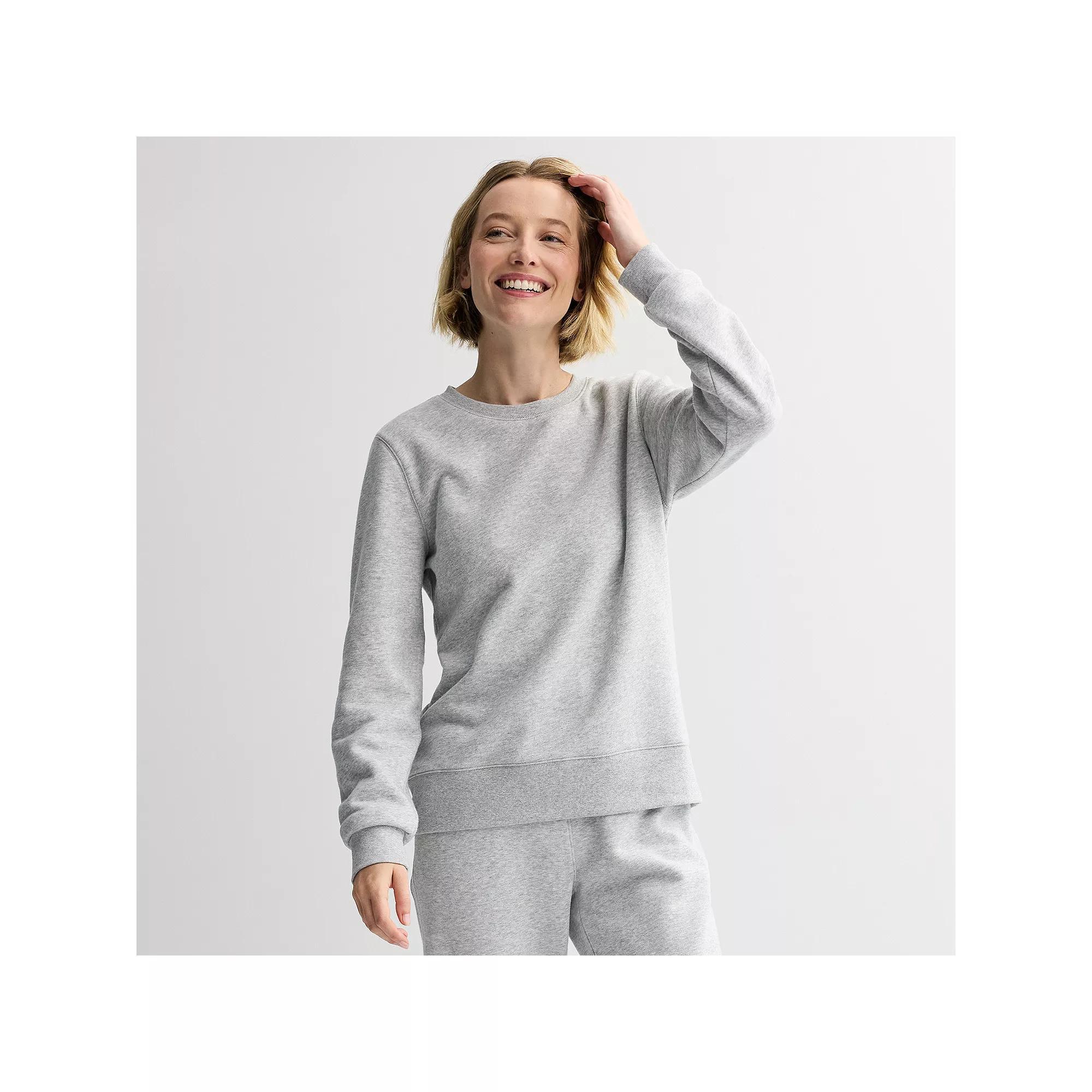 Women's Tek Gear® Ultrasoft Fleece Crewneck Sweatshirt,  Product Image