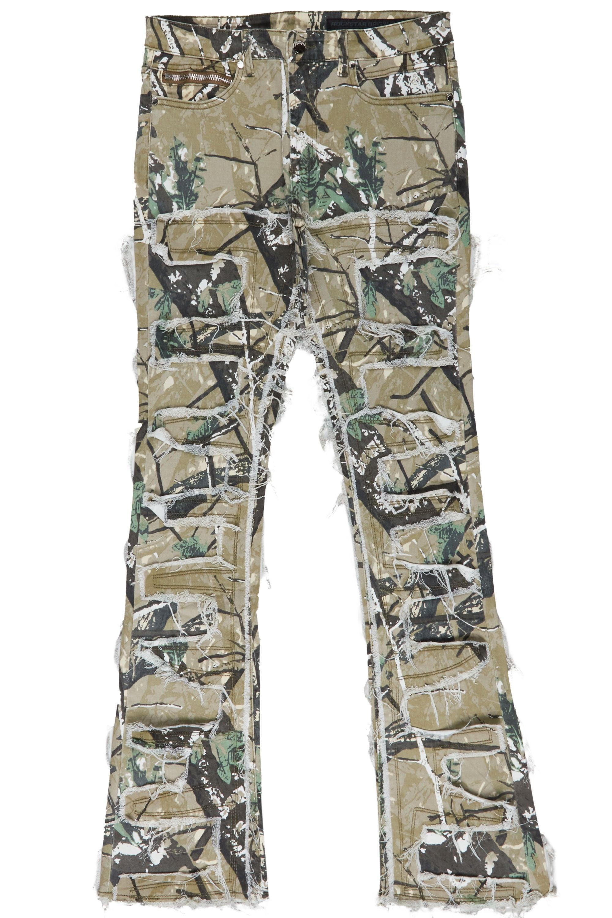 Shake Tree Camo Stacked Flare Jean Male Product Image