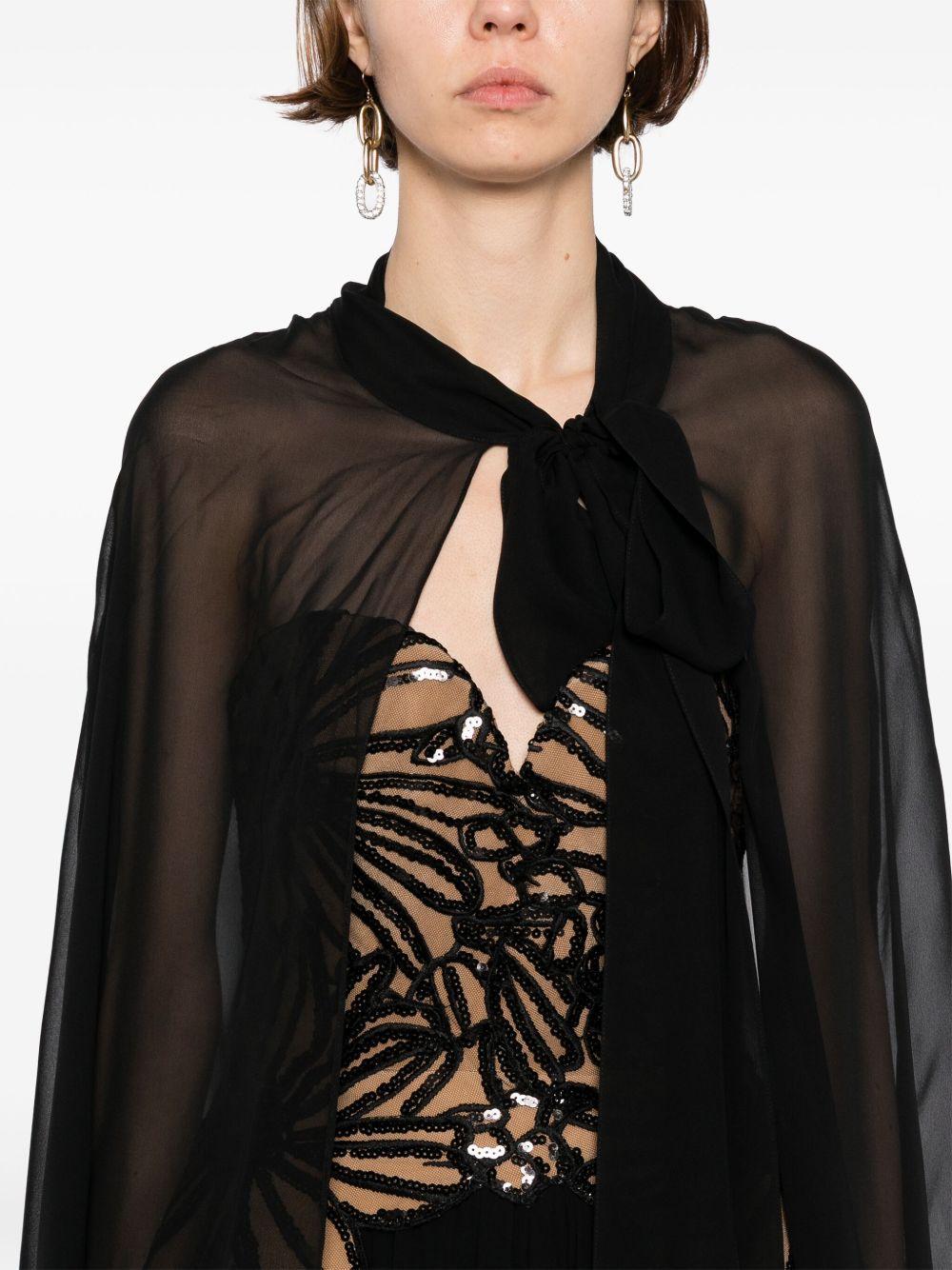 embroidered-sequin dress Product Image