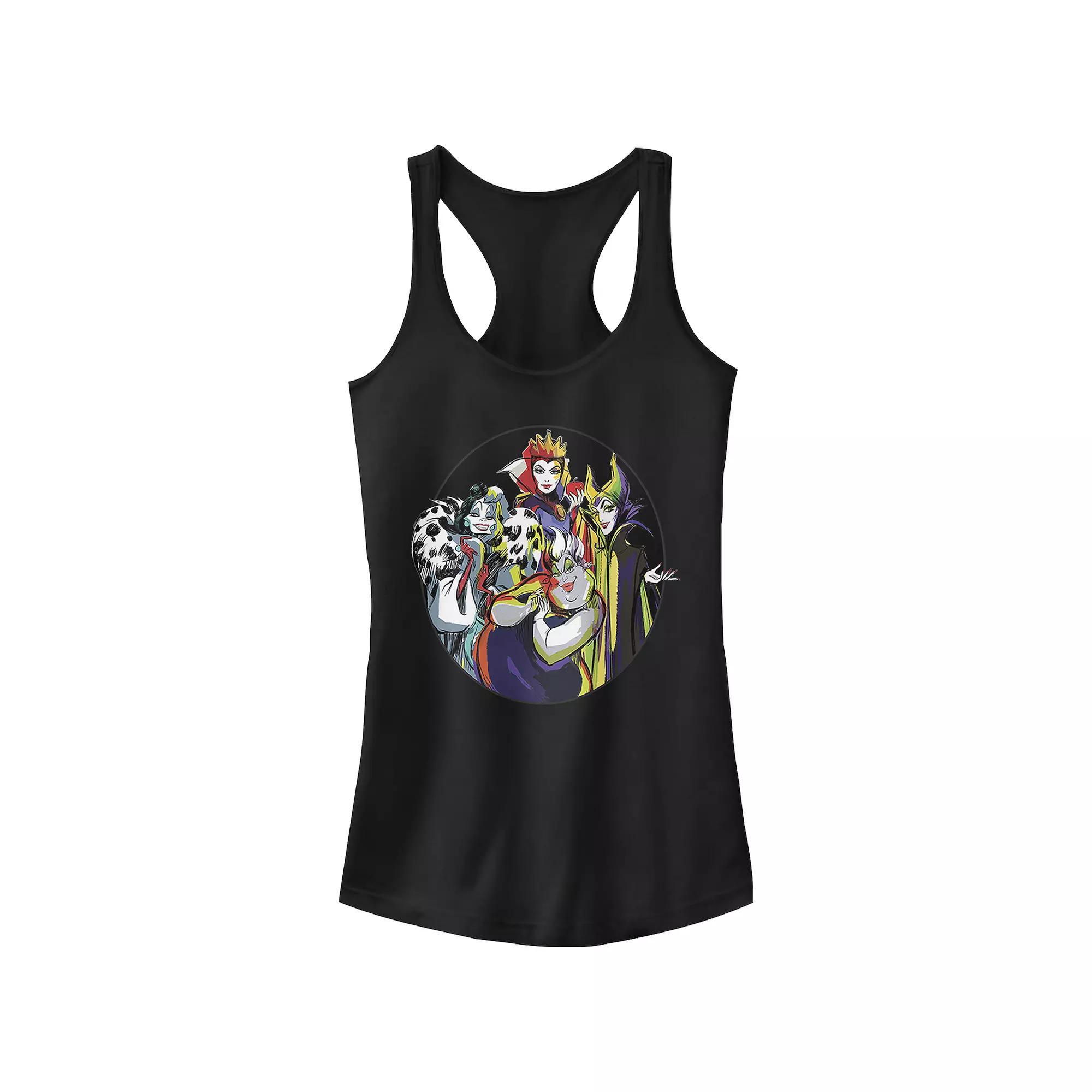 Disney Villains Evil Queens Stamp Juniors' Racerback Tank Top, Girl's,  Product Image
