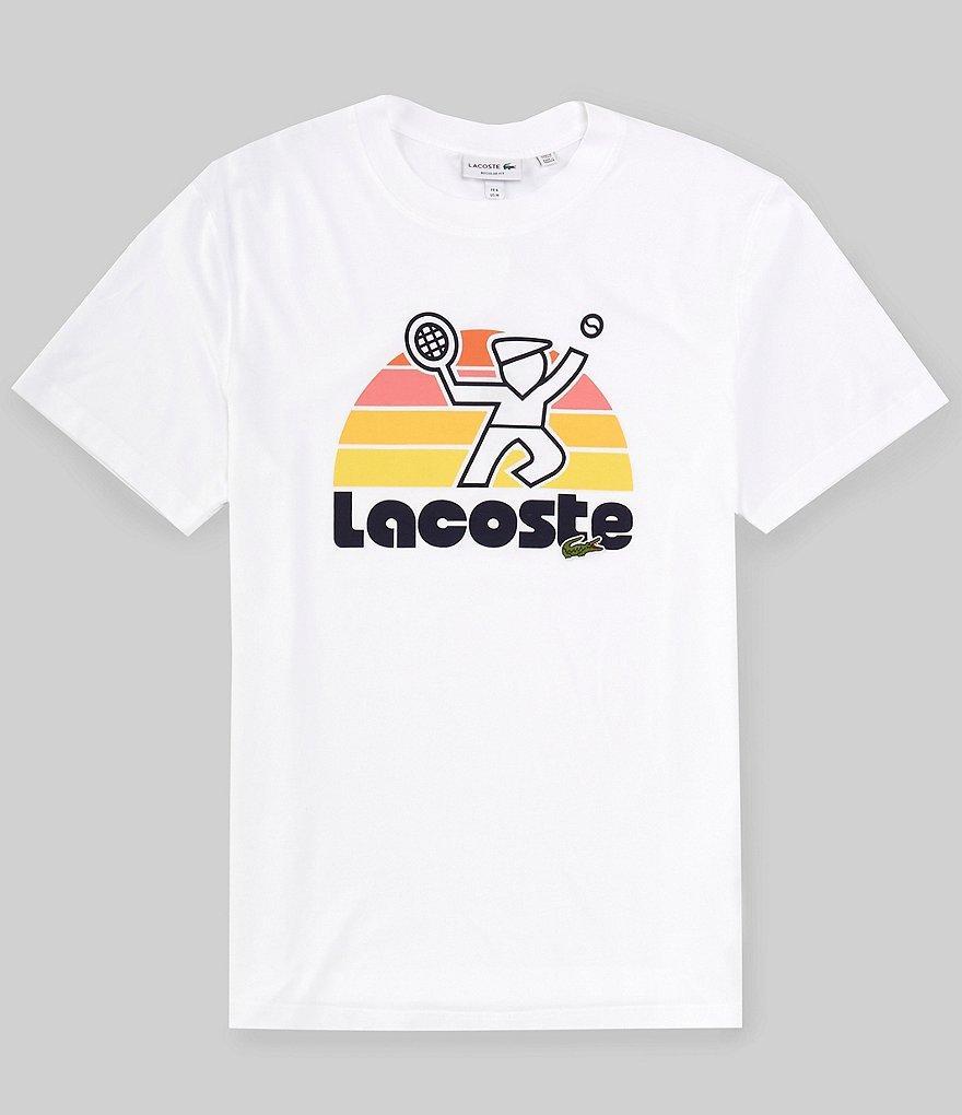 Lacoste Tennis Print Short Sleeve Graphic T-Shirt Product Image