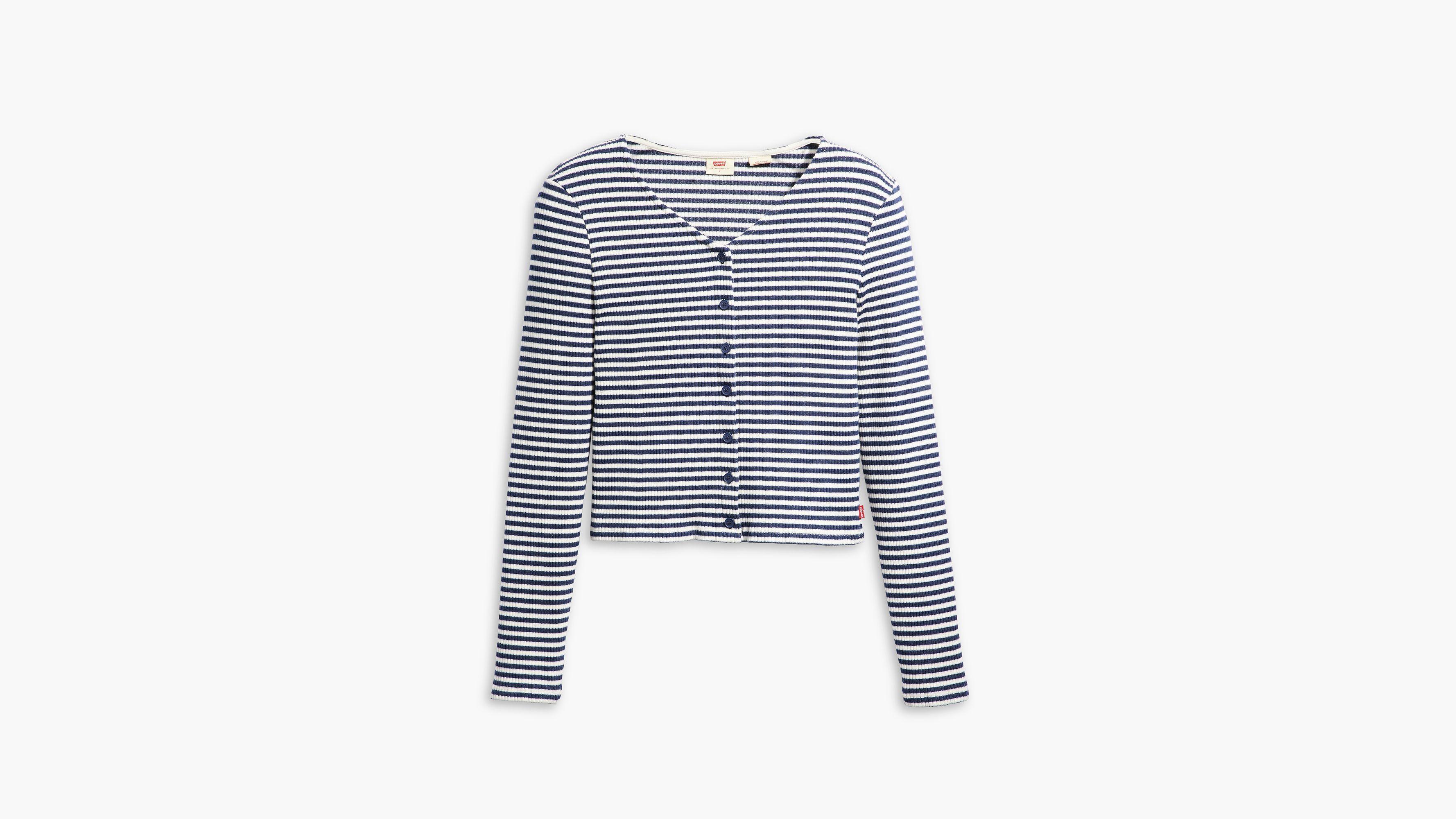 Striped Monica Long Sleeve T-Shirt Product Image