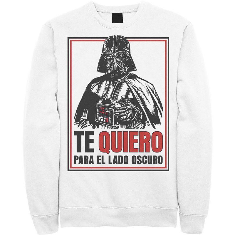 Men's Star Wars Te Quiero Para El Lado Oscuro Fleece Sweatshirt,  Product Image