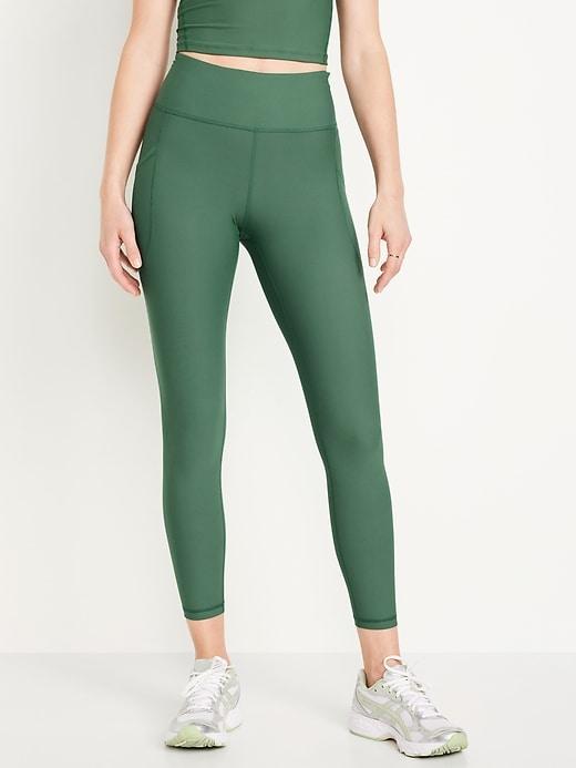 High-Waisted PowerSoft 7/8 Pocket Leggings Product Image