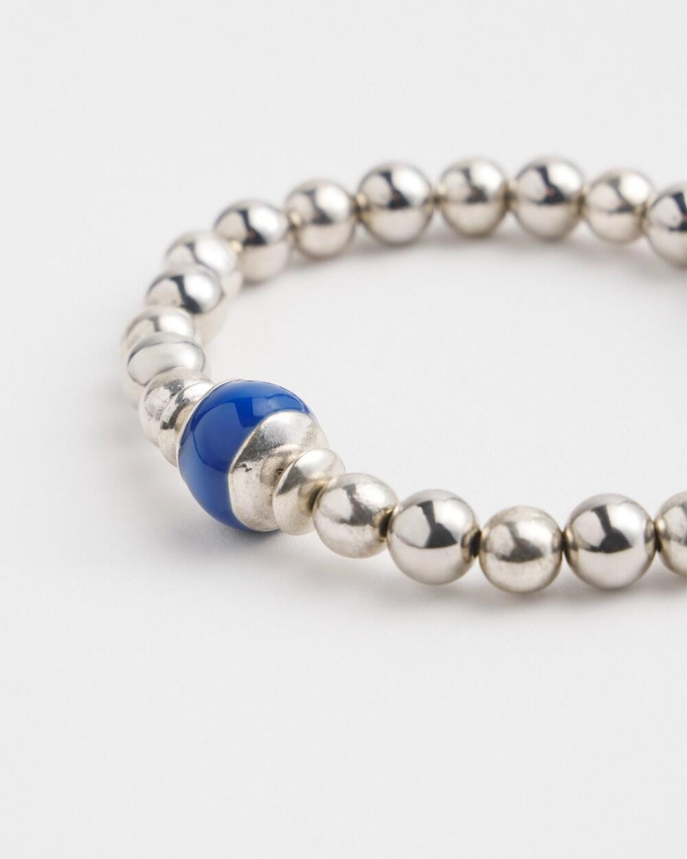 Blue Hero Beaded Stretch Bracelet Product Image