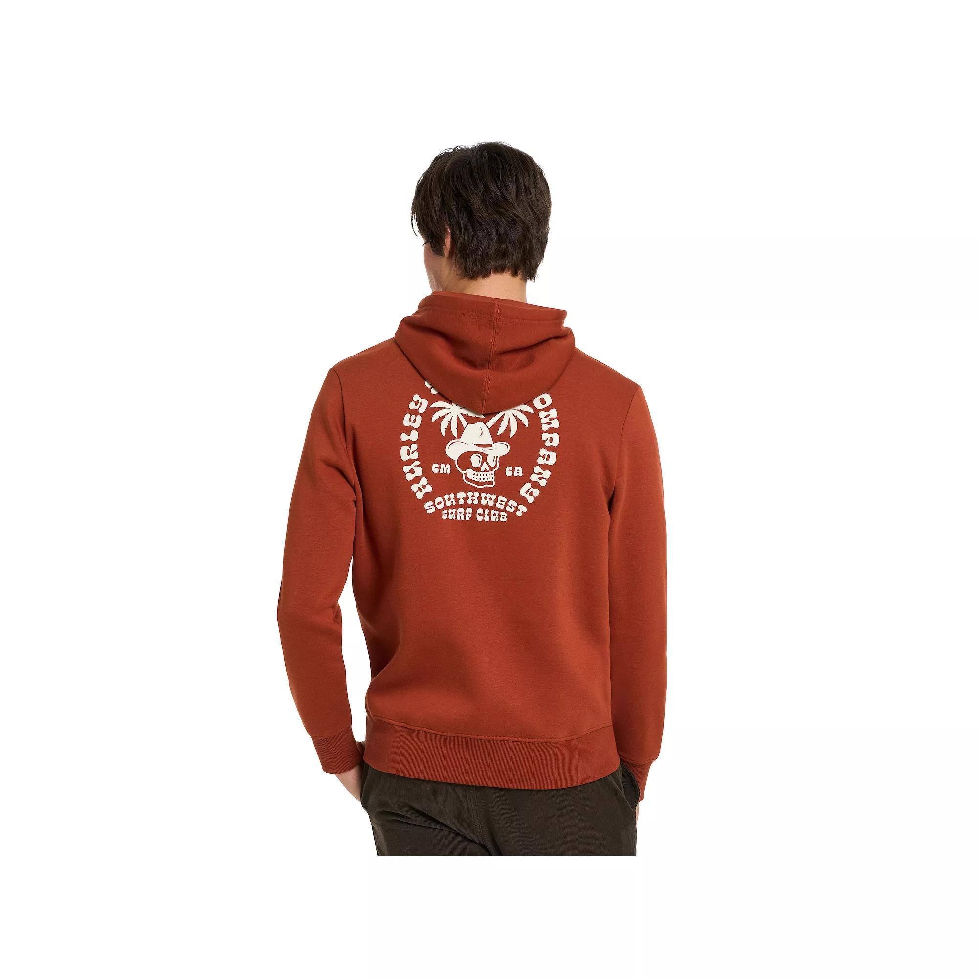 Men's Hurley Graphic Hooded Sweatshirt, Size: XL, Brick Yard Product Image