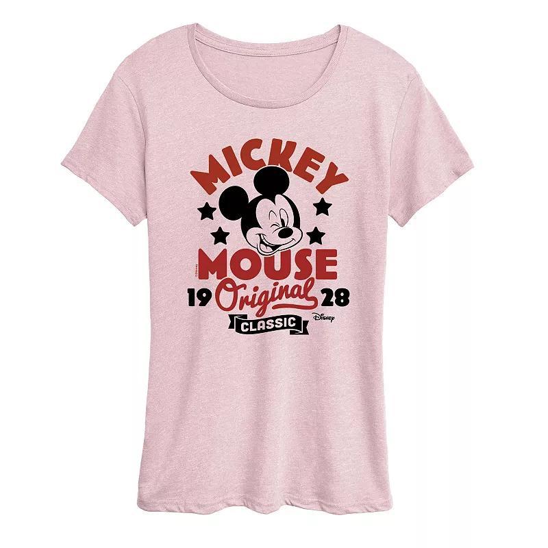 Disney's Mickey Mouse Women's Original Badge Graphic Tee,  Product Image
