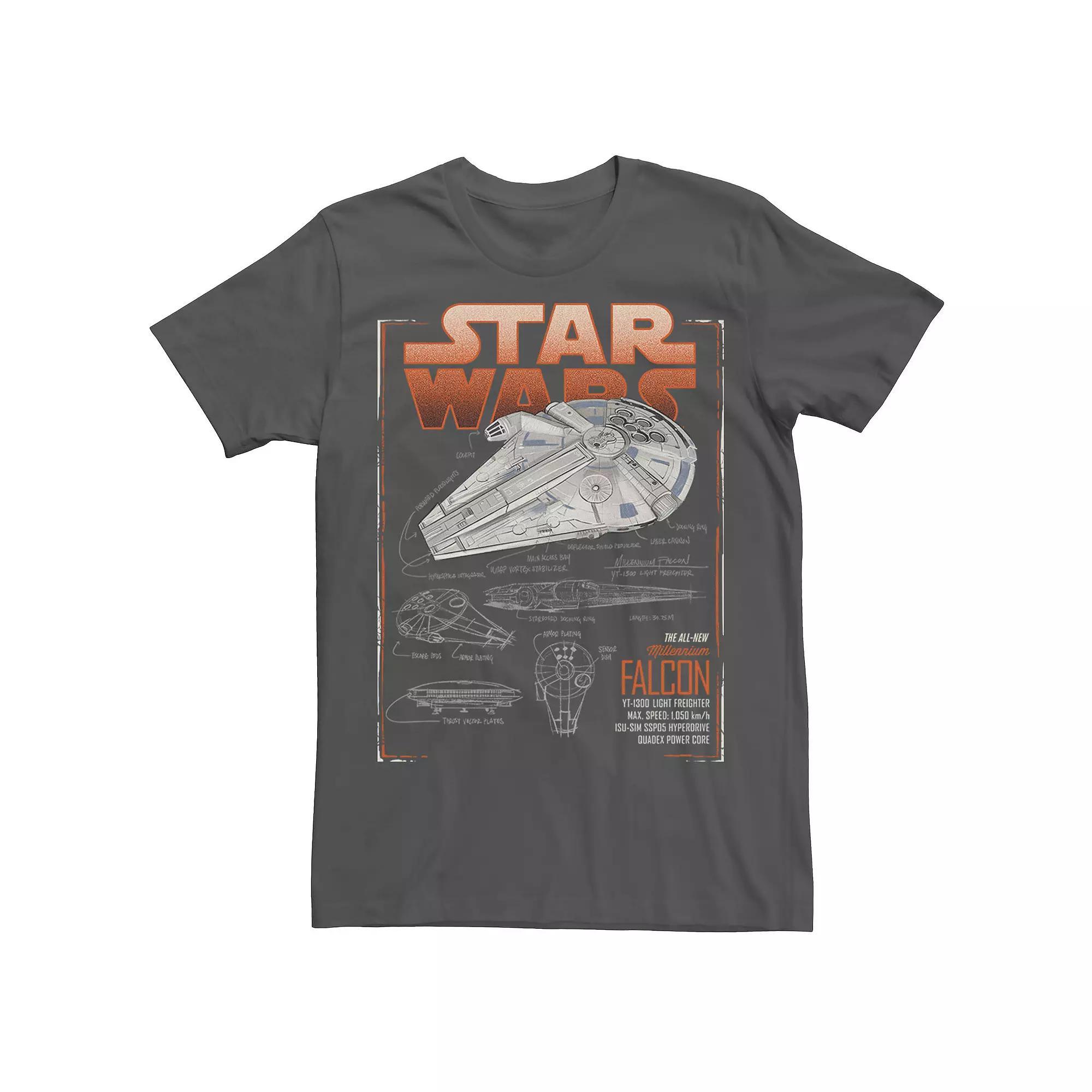 Men's Star Wars The Mandalorian "The Hunter" Graphic Tee, Size: 3XL, Black Product Image