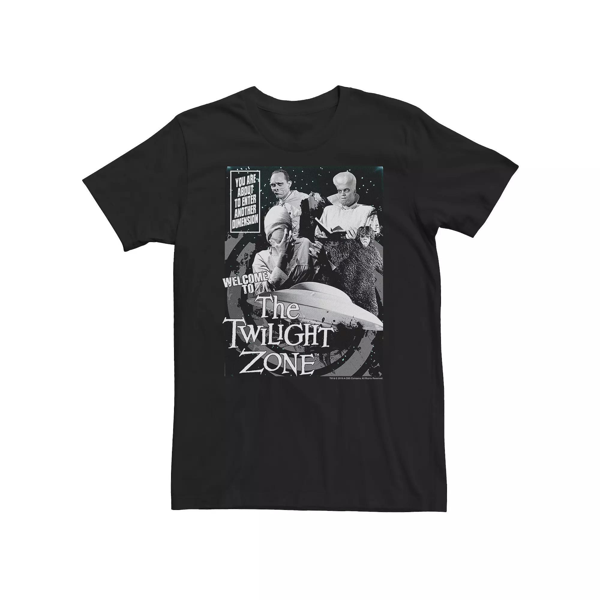 Big & Tall Twilight Zone About To Enter Another Dimension Tee, Men's,  Product Image