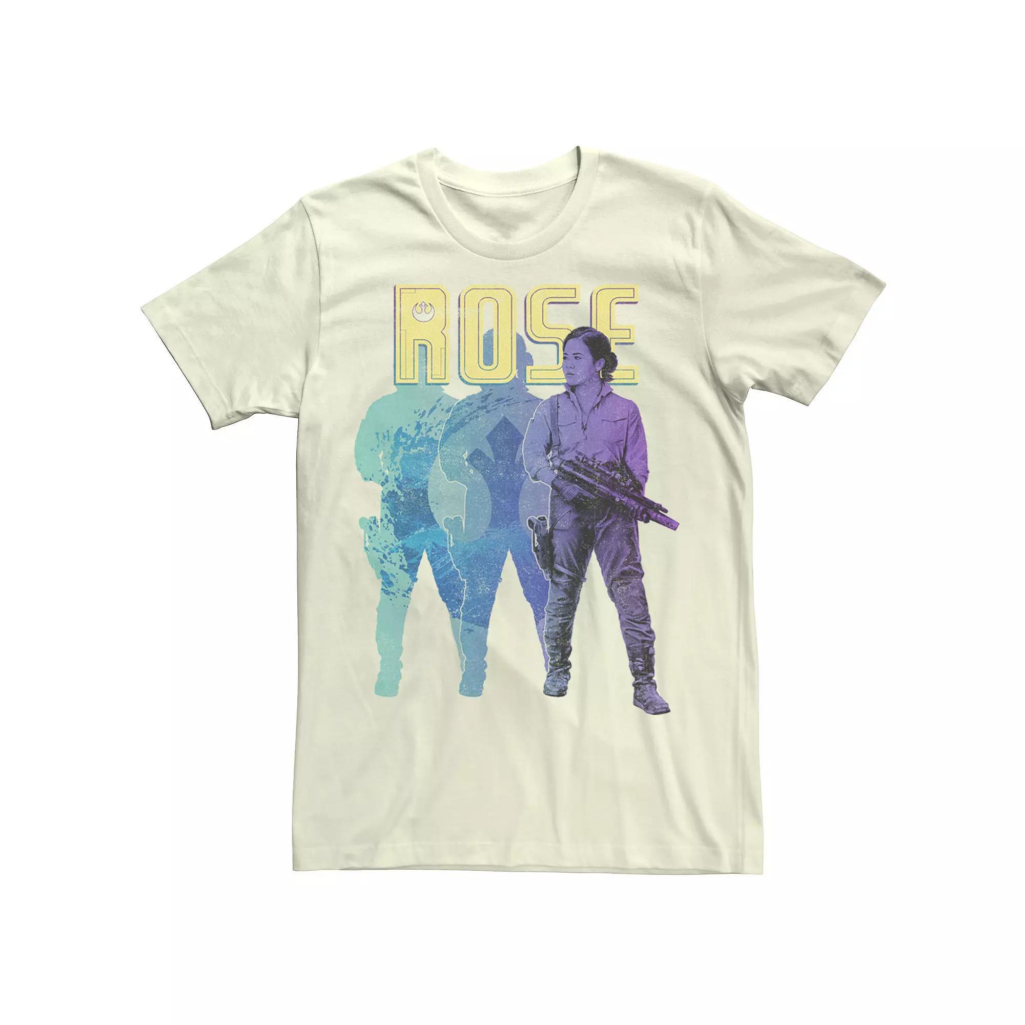 Men's Star Wars The Rise Of Skywalker Rose Gradient Portrait Tee,  Product Image