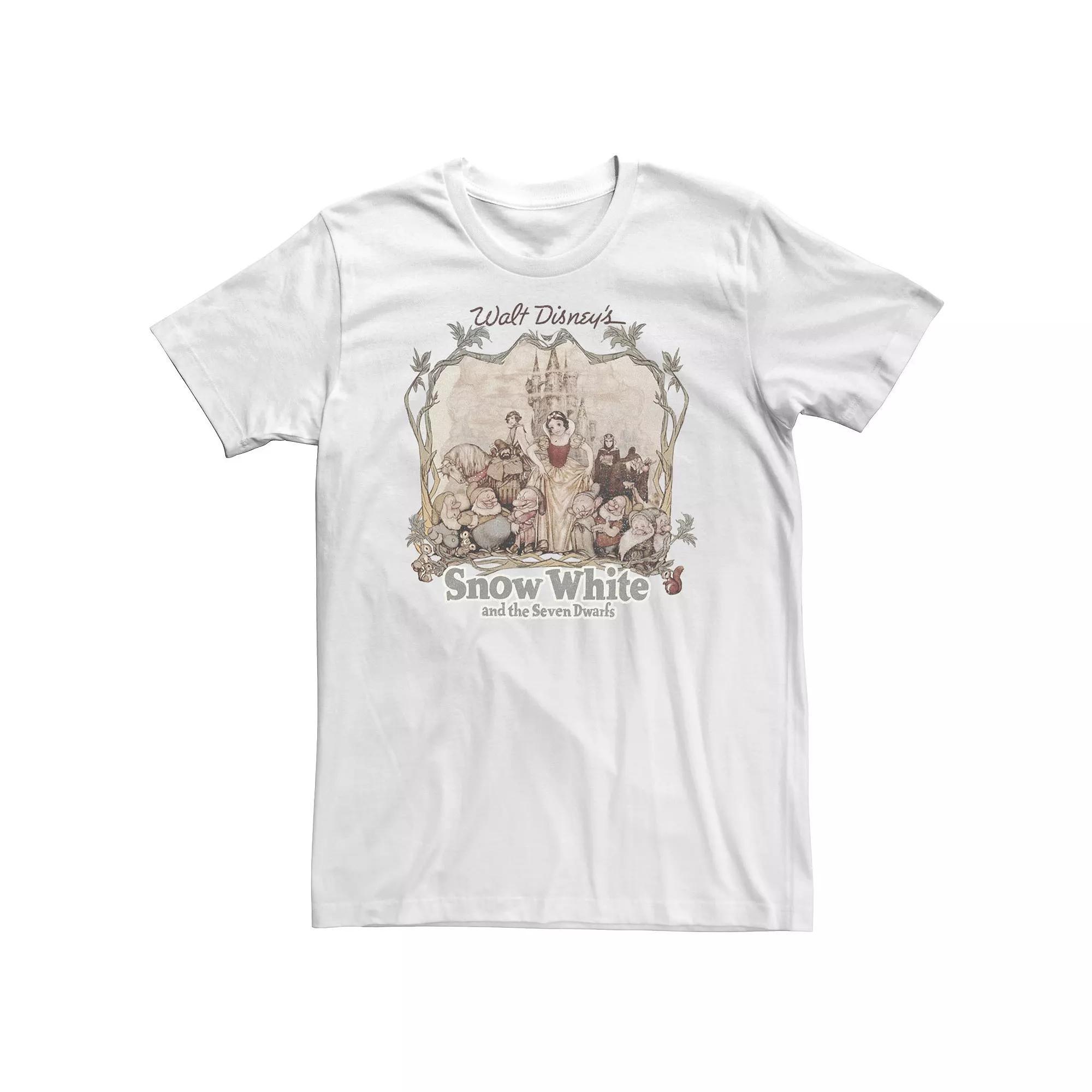 Big & Tall Disney Snow White And The Seven Dwarfs Men's Vintage Portrait Tee,  Product Image