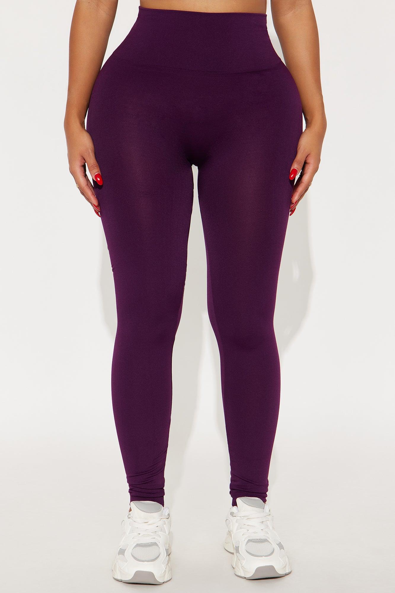 Smooth Operator High Rise Legging - Plum Female Product Image