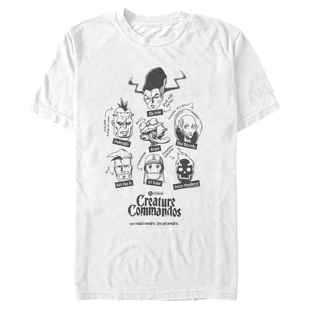 Big & Tall Creature Commandos You Got Monsters Graphic Tee, Men's,  Product Image