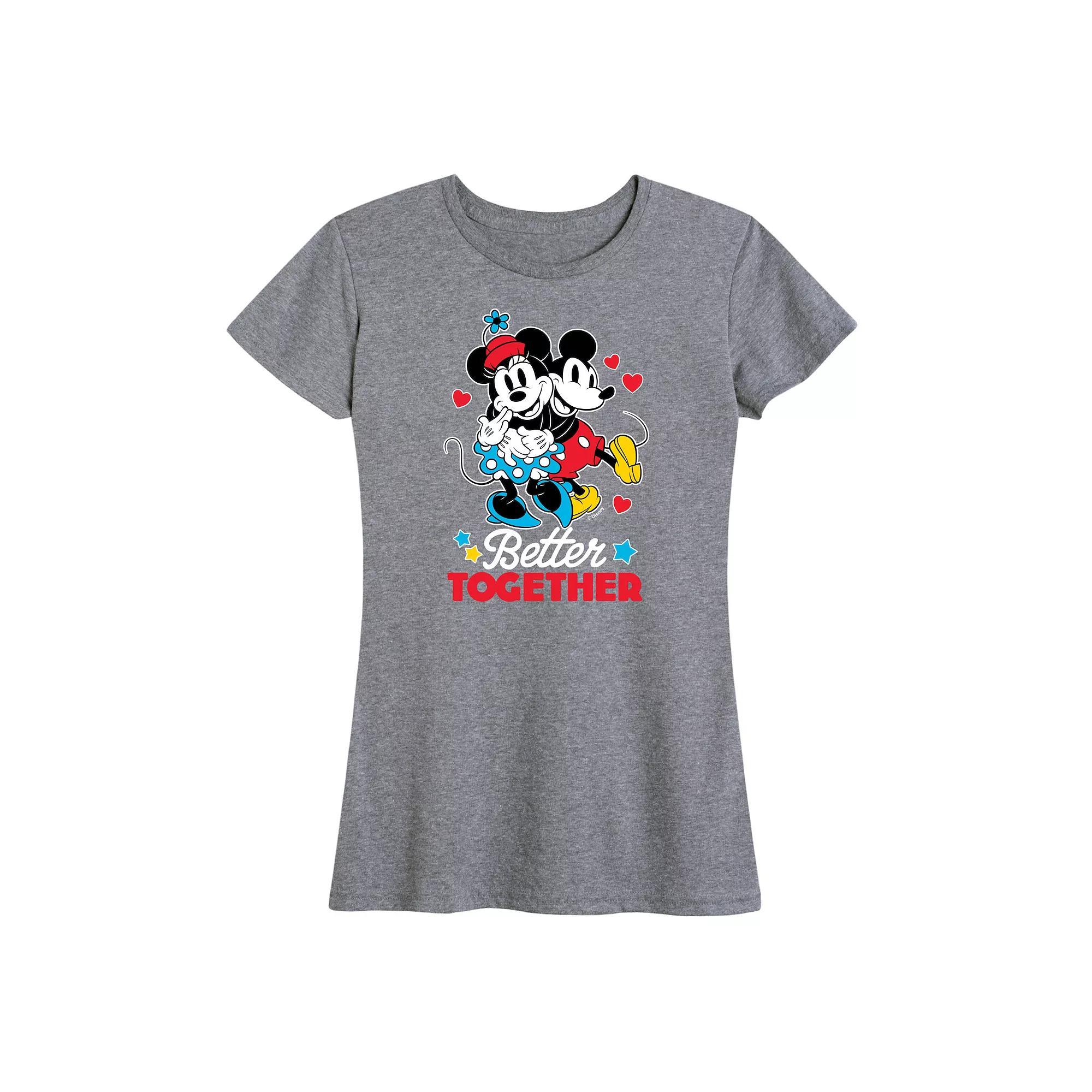 Disney's Mickey & Minnie Mouse Women's Better Together Graphic Tee,  Product Image
