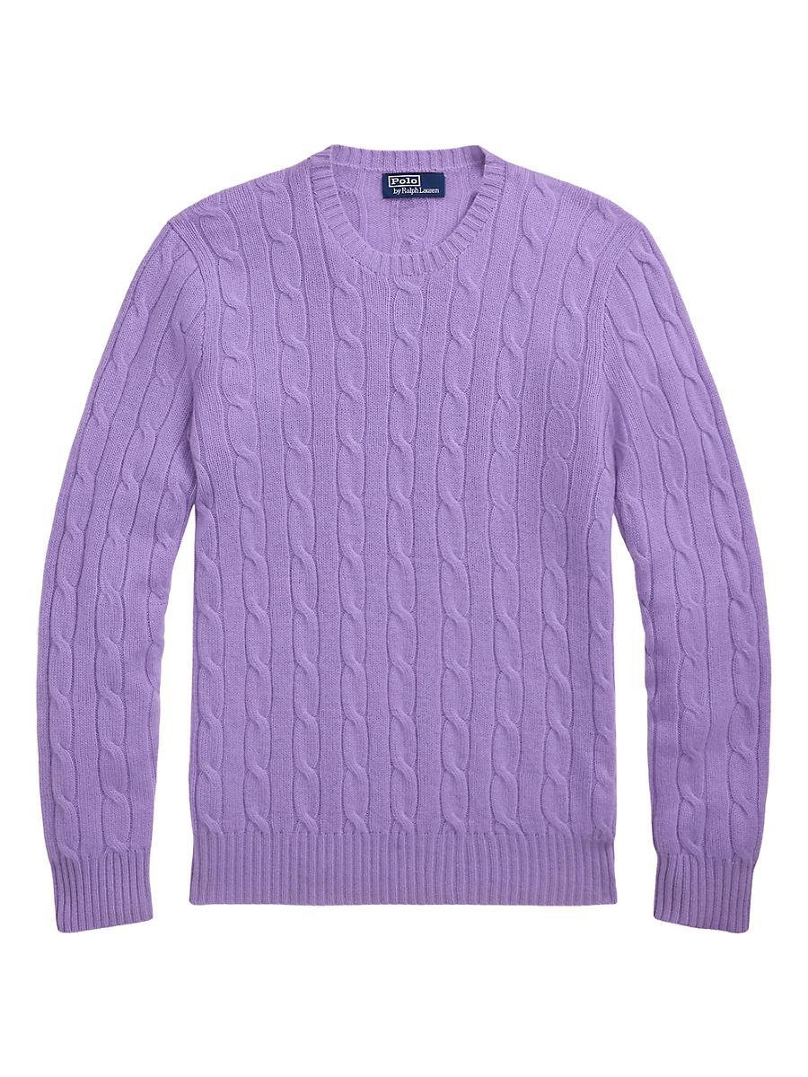 Mens The Iconic Cable-Knit Cashmere Sweater Product Image