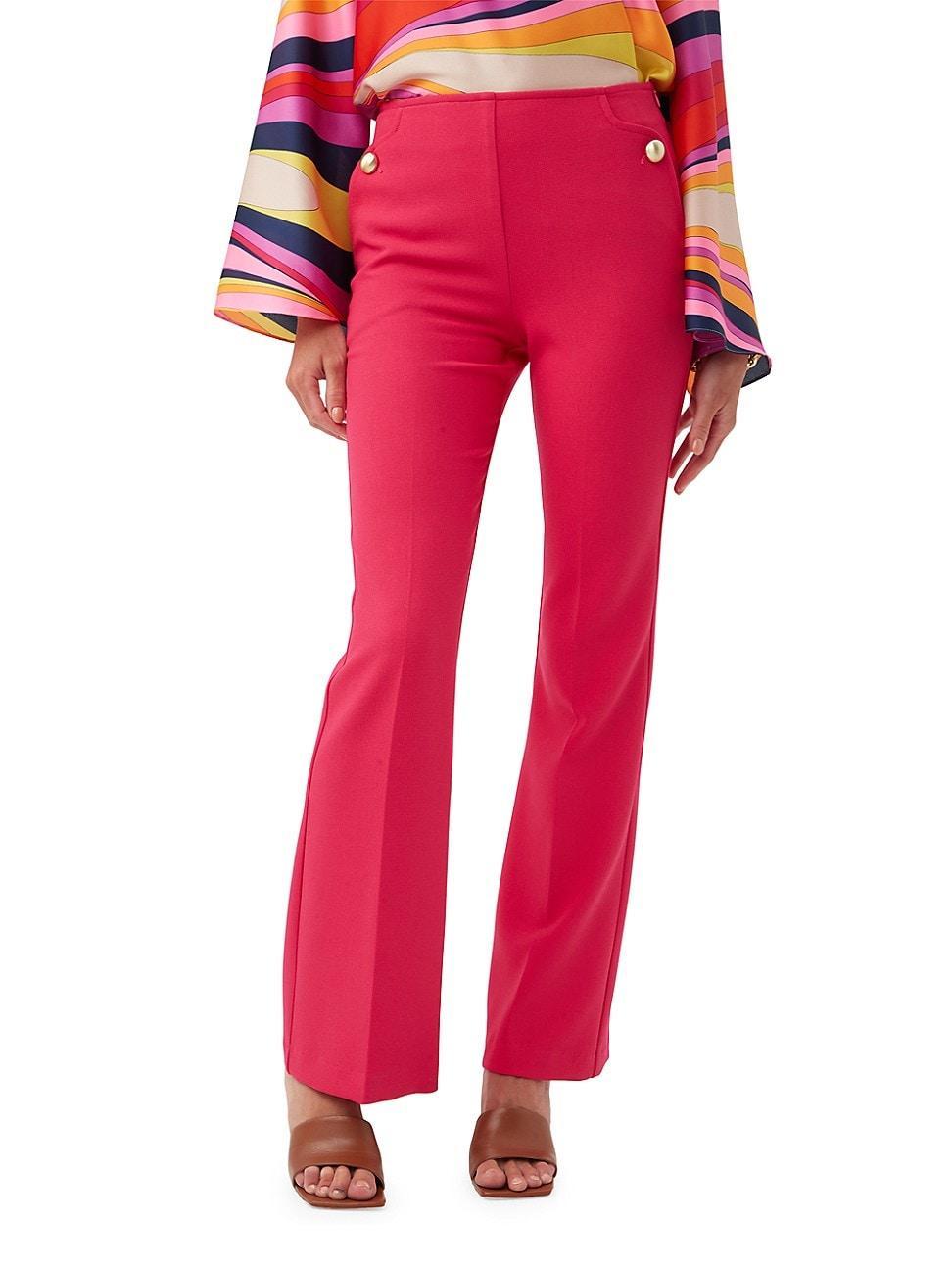 Womens Boynton High-Rise Stretch Flared Pants Product Image