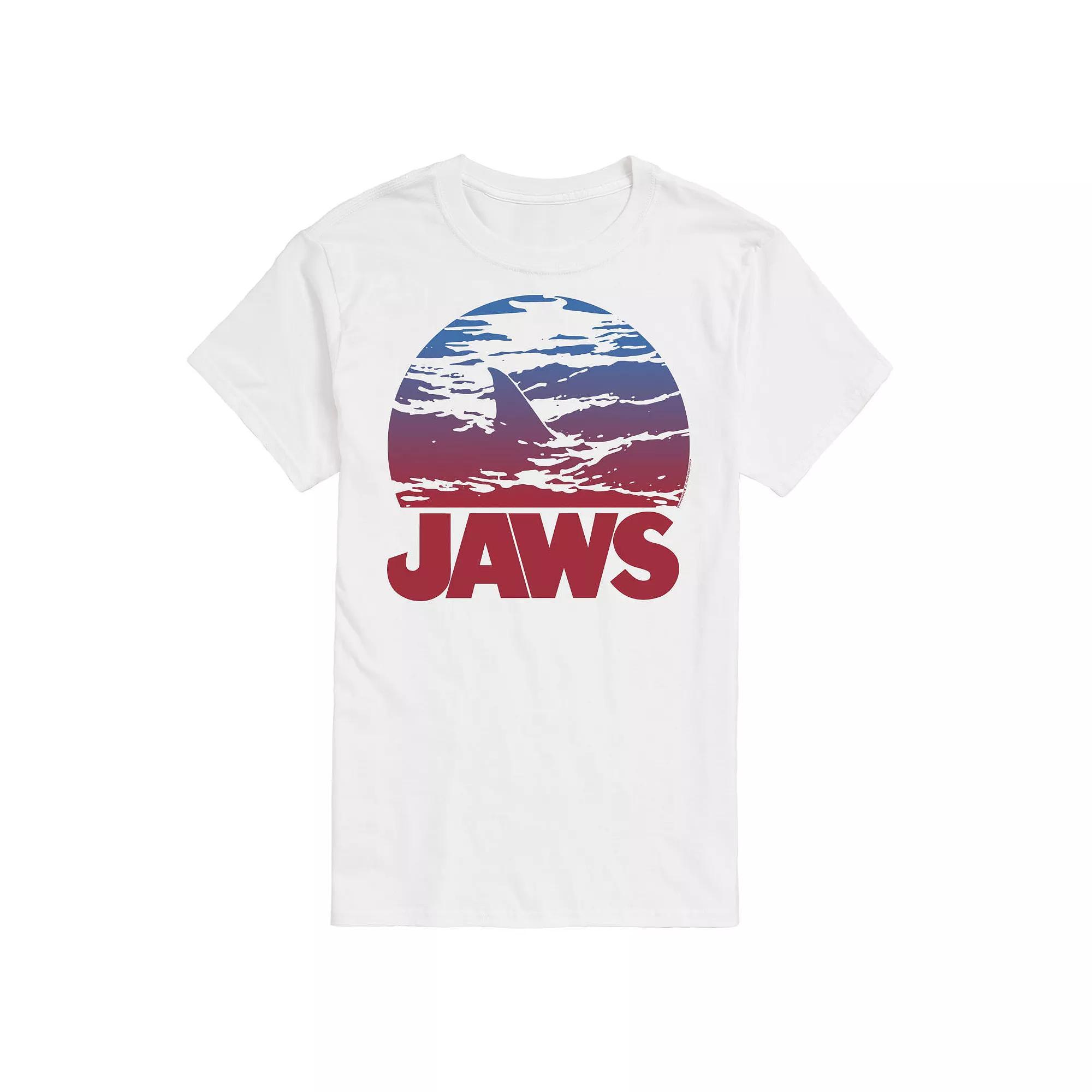Big & Tall Jaws Ombre Graphic Tee, Men's,  Product Image