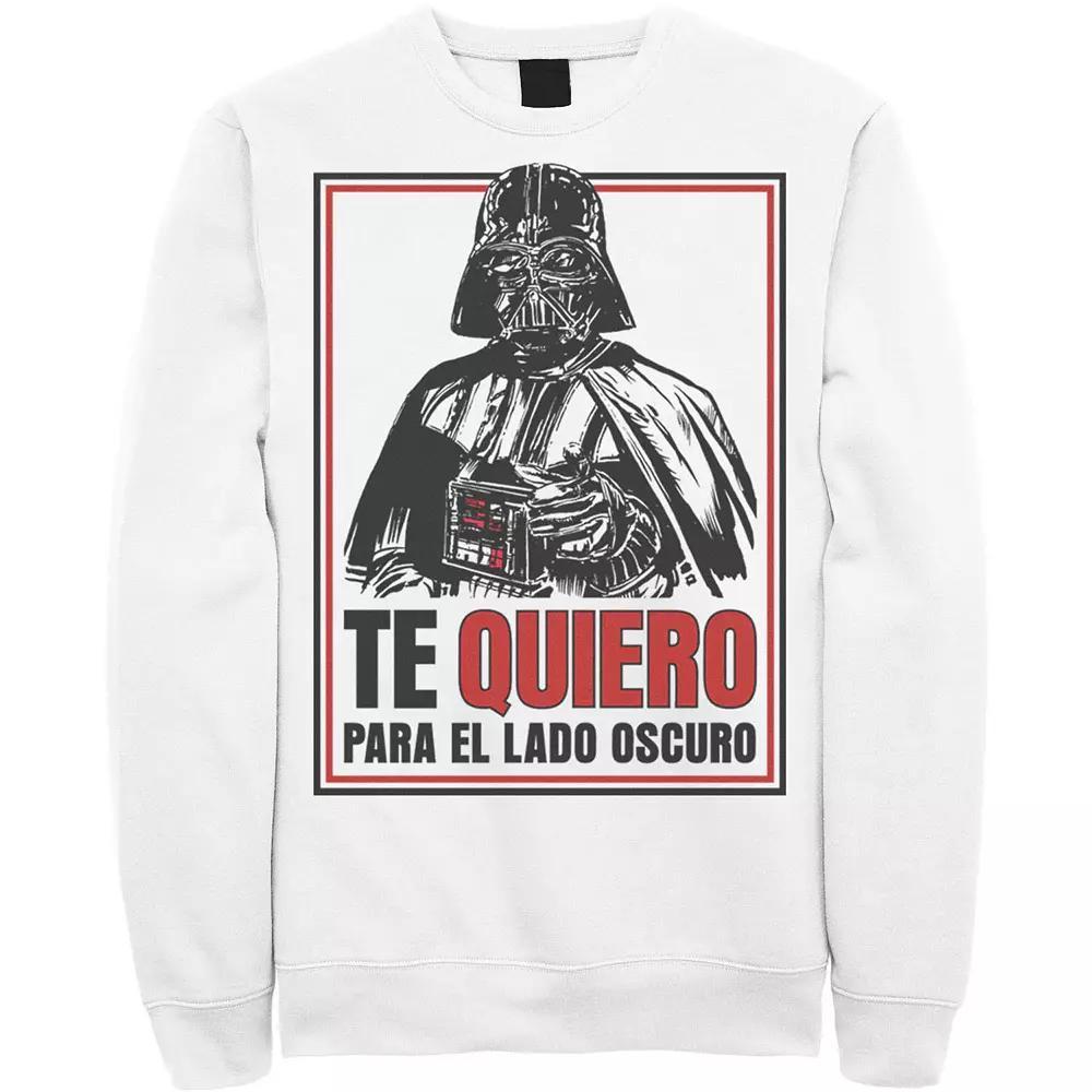 Men's Star Wars Te Quiero Para El Lado Oscuro Fleece Sweatshirt,  Product Image