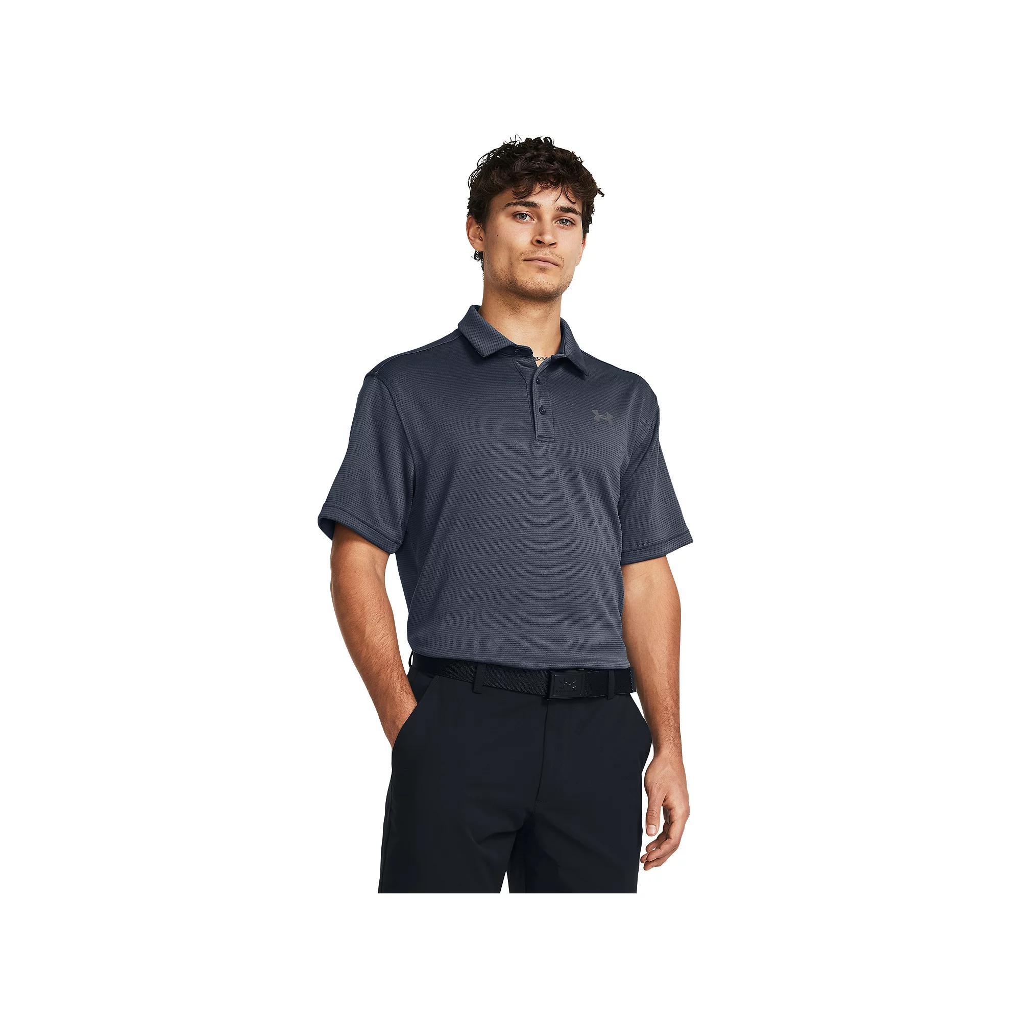 Men's Under Armour Tech Polo, Size: Small, Downpour Gray Product Image