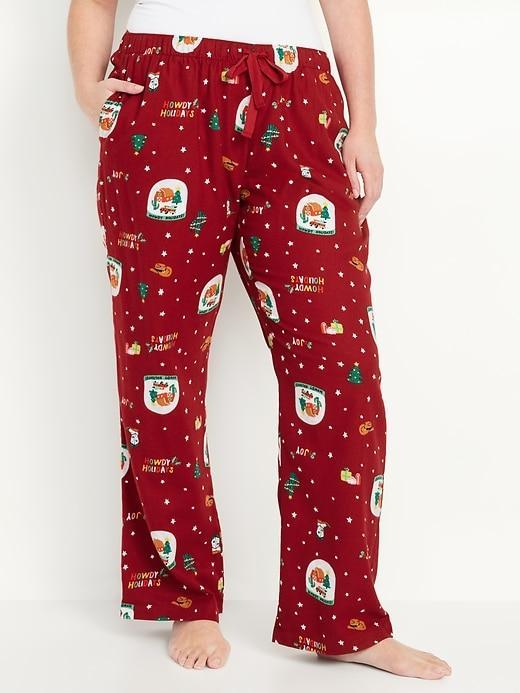 Printed Flannel Pajama Set for Men Product Image