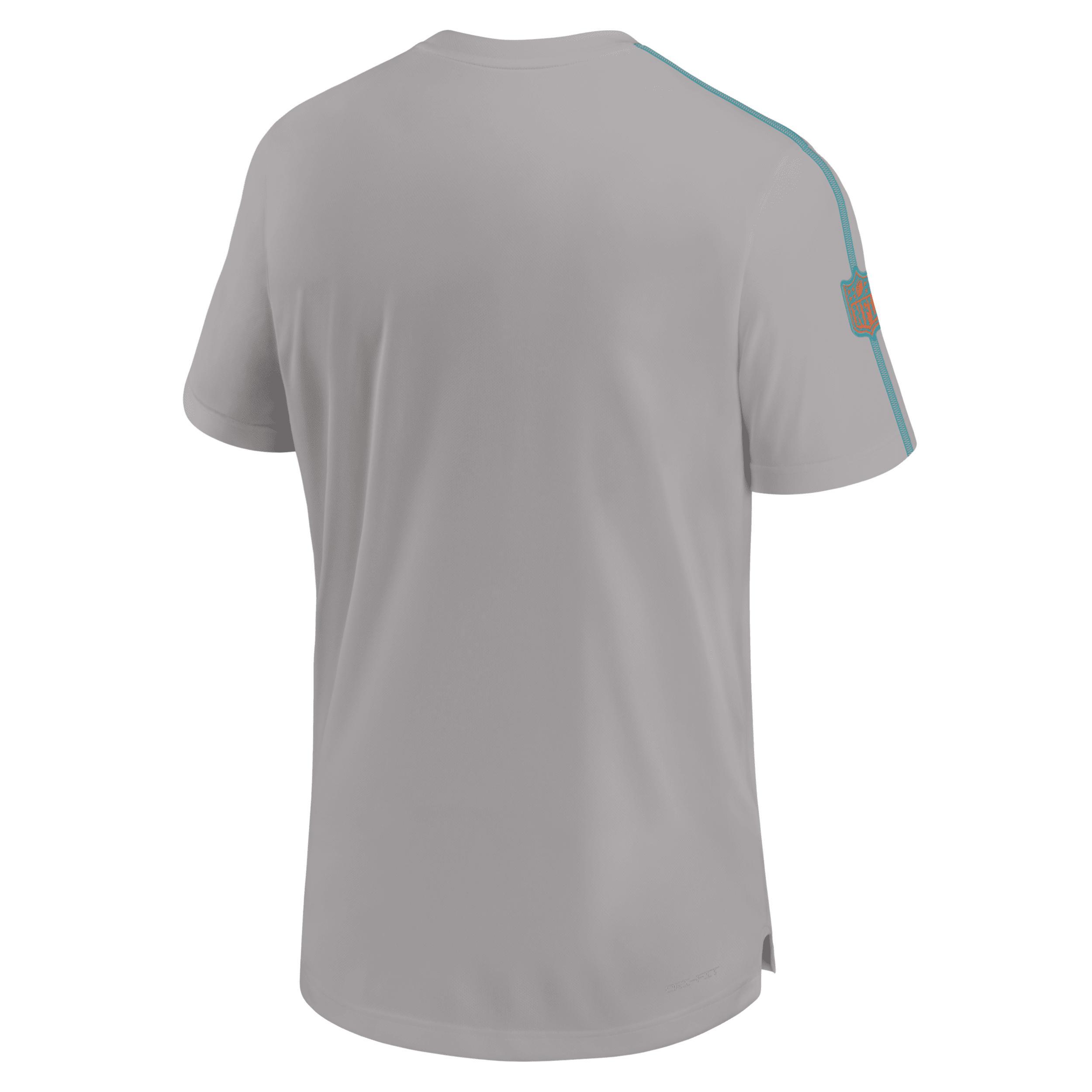 Miami Dolphins Sideline Coach Nike Men's Dri-FIT NFL Top Product Image