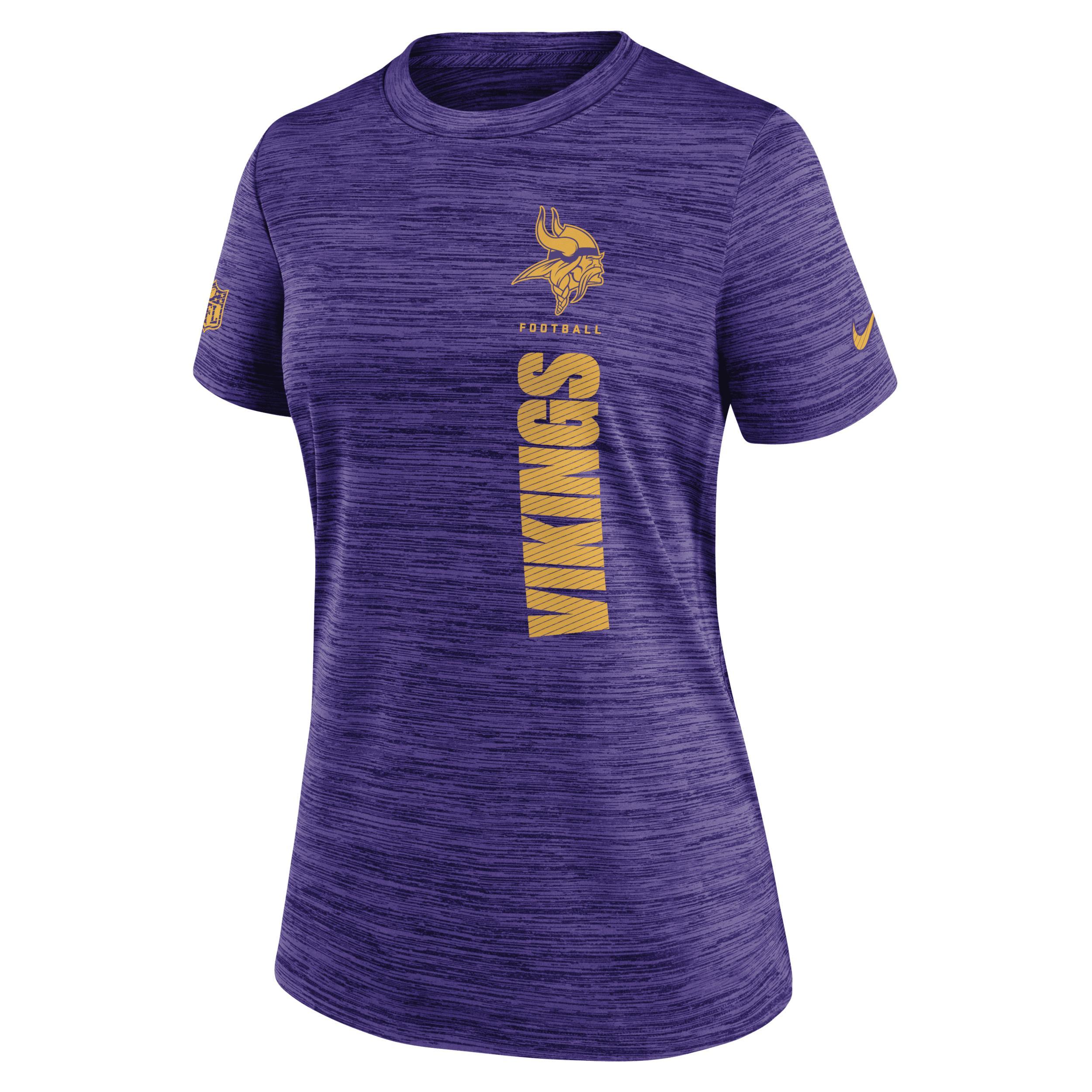 Minnesota Vikings Velocity Nike Women's Dri-FIT NFL T-Shirt Product Image