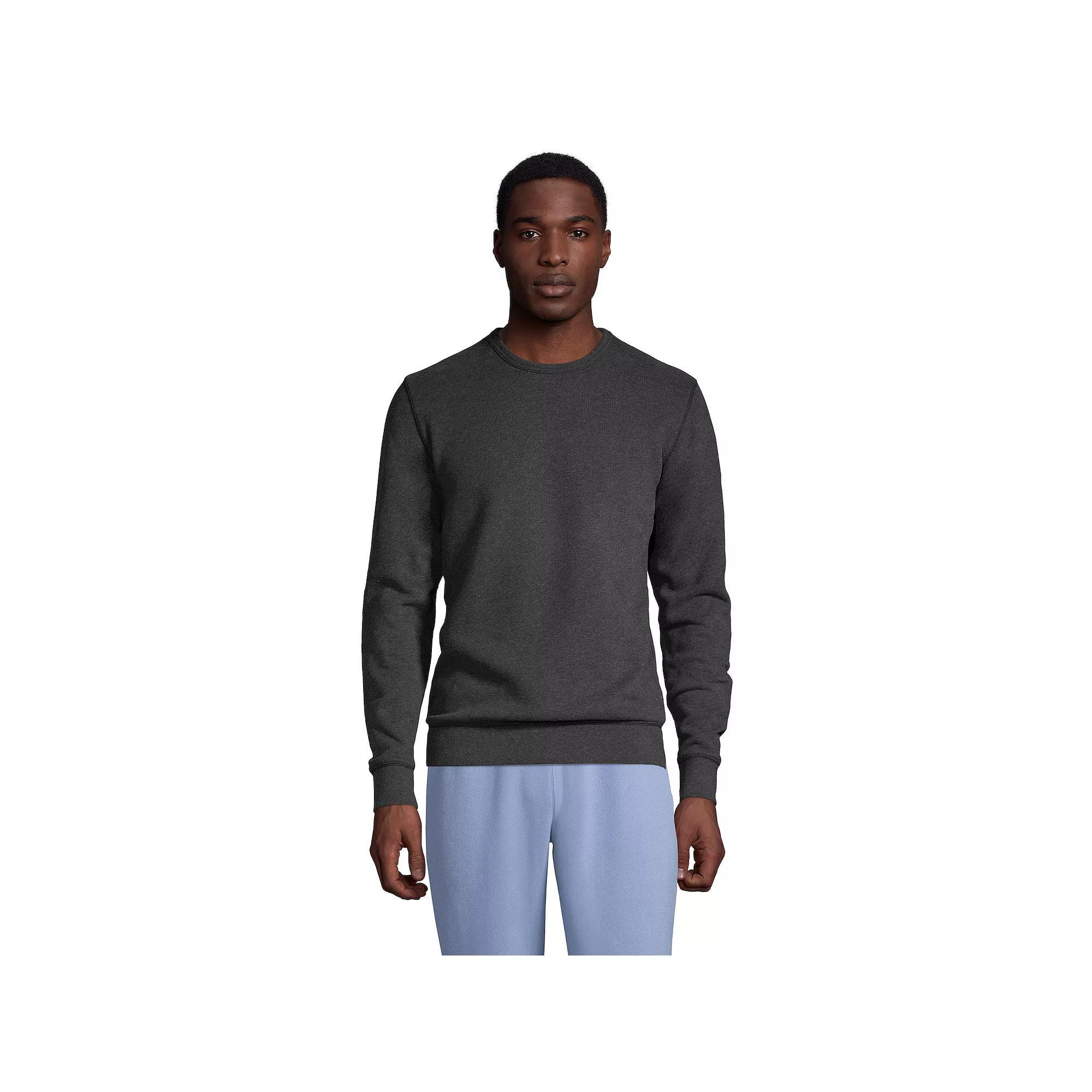 Big & Tall Lands' End Serious Sweats Crewneck Sweatshirt, Men's,  Product Image