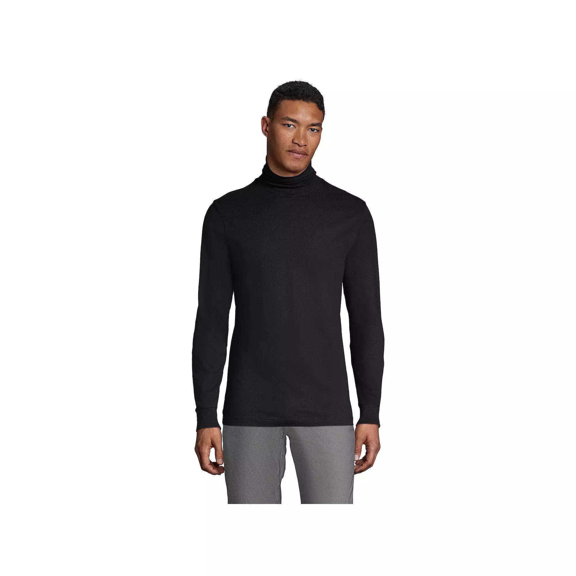 Big & Tall Lands' End Super-T Classic-Fit Turtleneck, Men's,  Product Image