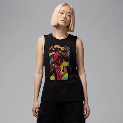 Womens Jordan Sleeveless Graphic T-Shirt | HJ0199-010 Product Image