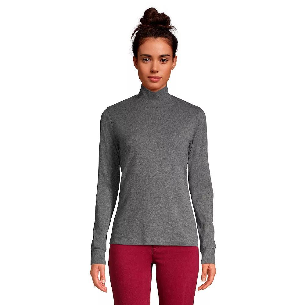 Women's Lands' End Relaxed Mockneck Top,  Product Image
