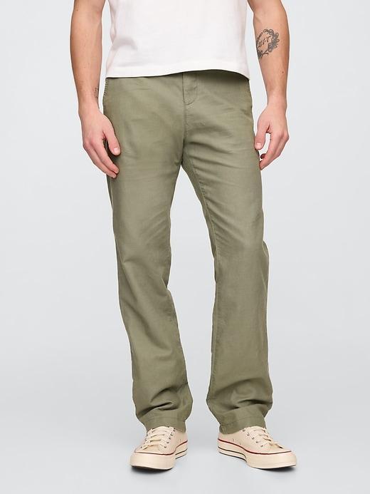 Linen-Cotton Khakis Product Image